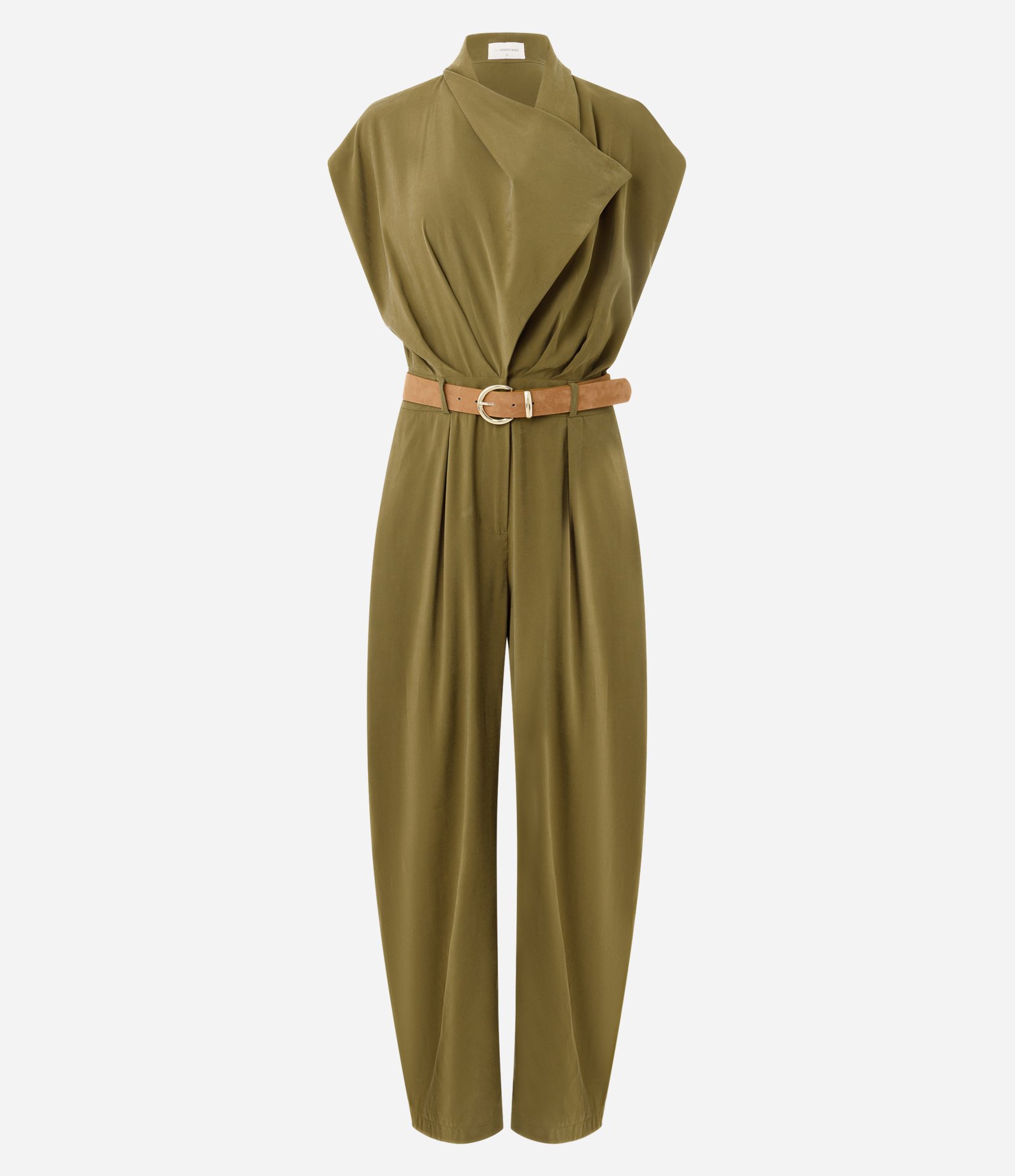 Macacão em Viscose com Decote Transpassado Verde 6