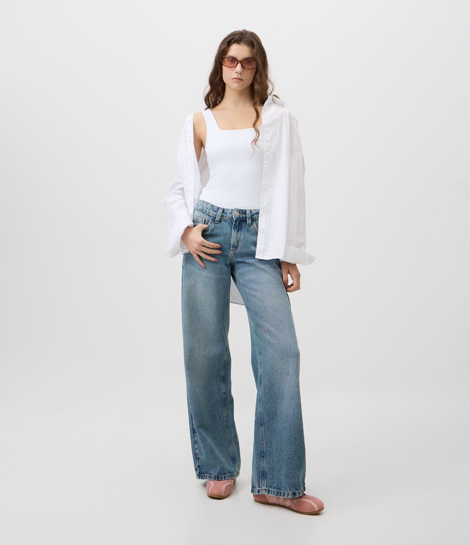 Body em Poliamida com Decote Quadrado Branco 2