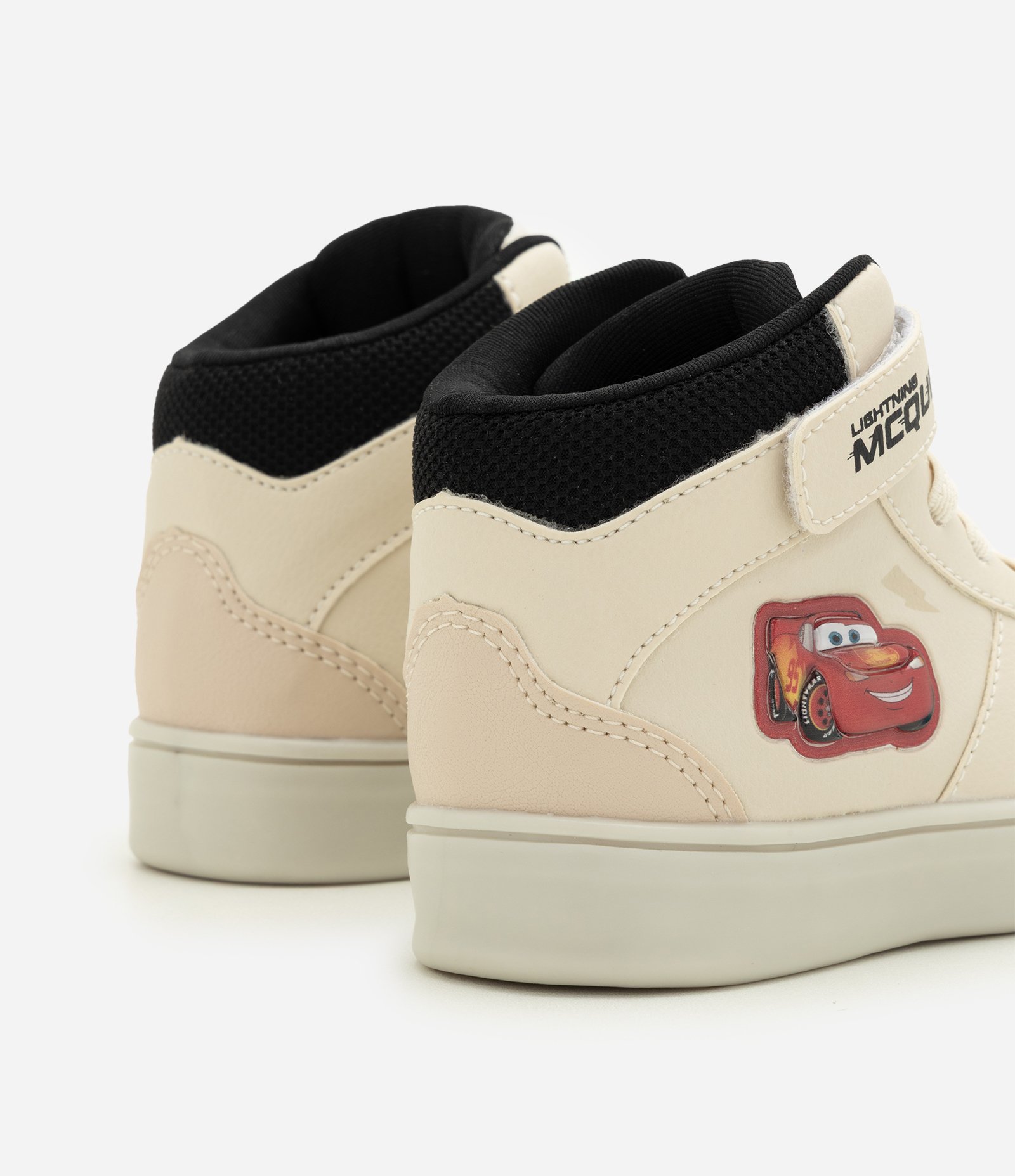 Tênis Infantil Cano Médio Relâmpago McQueen com LED – Tam 20 a 27 Off White 3