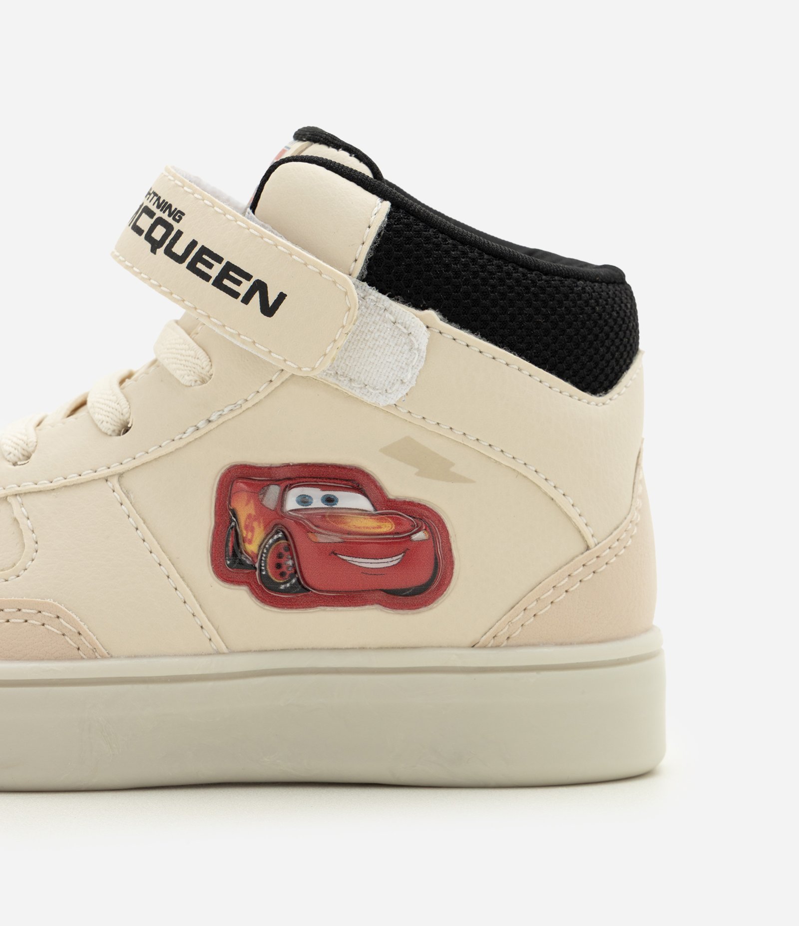 Tênis Infantil Cano Médio Relâmpago McQueen com LED – Tam 20 a 27 Off White 4