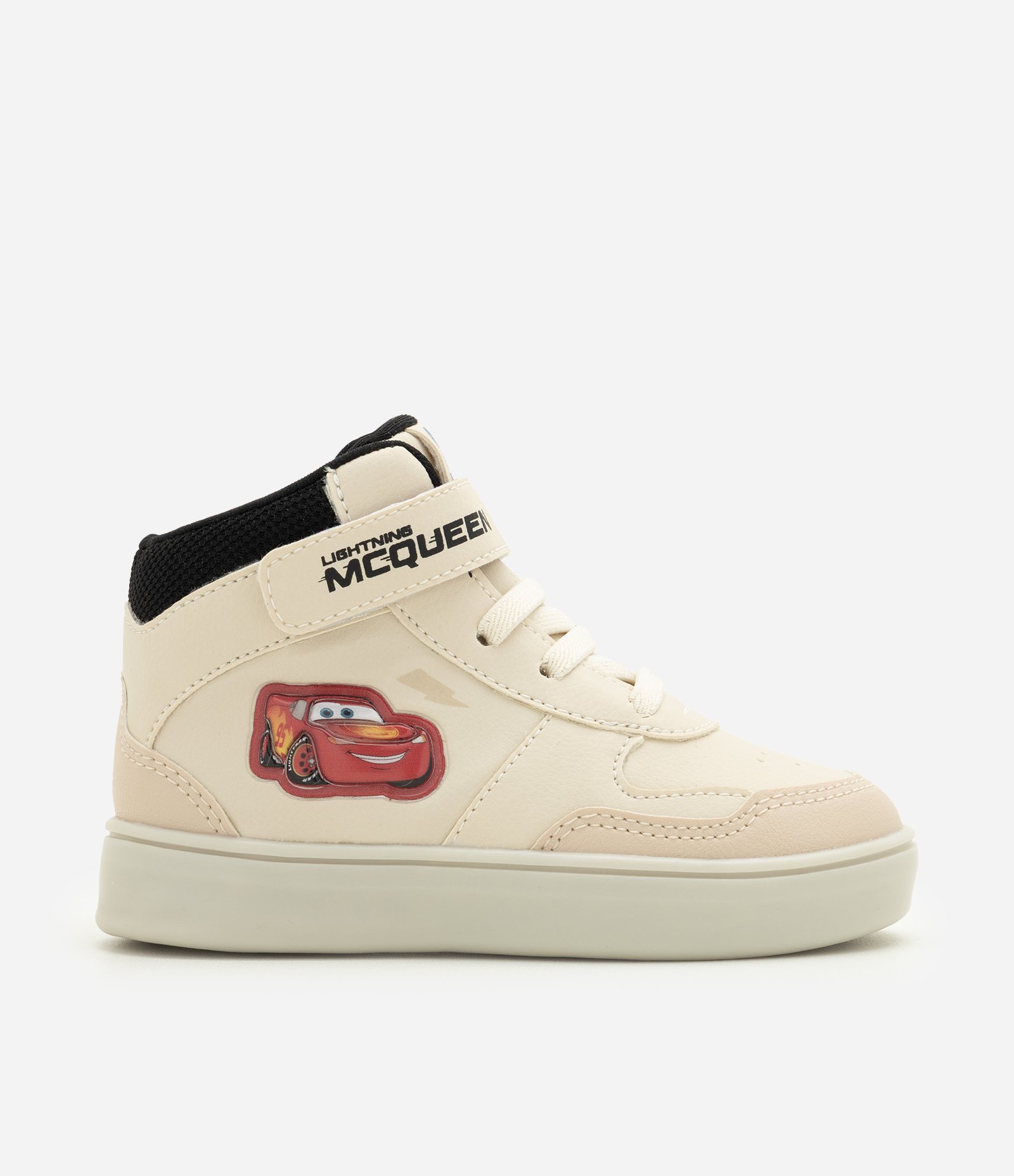 Tênis Infantil Cano Médio Relâmpago McQueen com LED – Tam 20 a 27 Off White 6