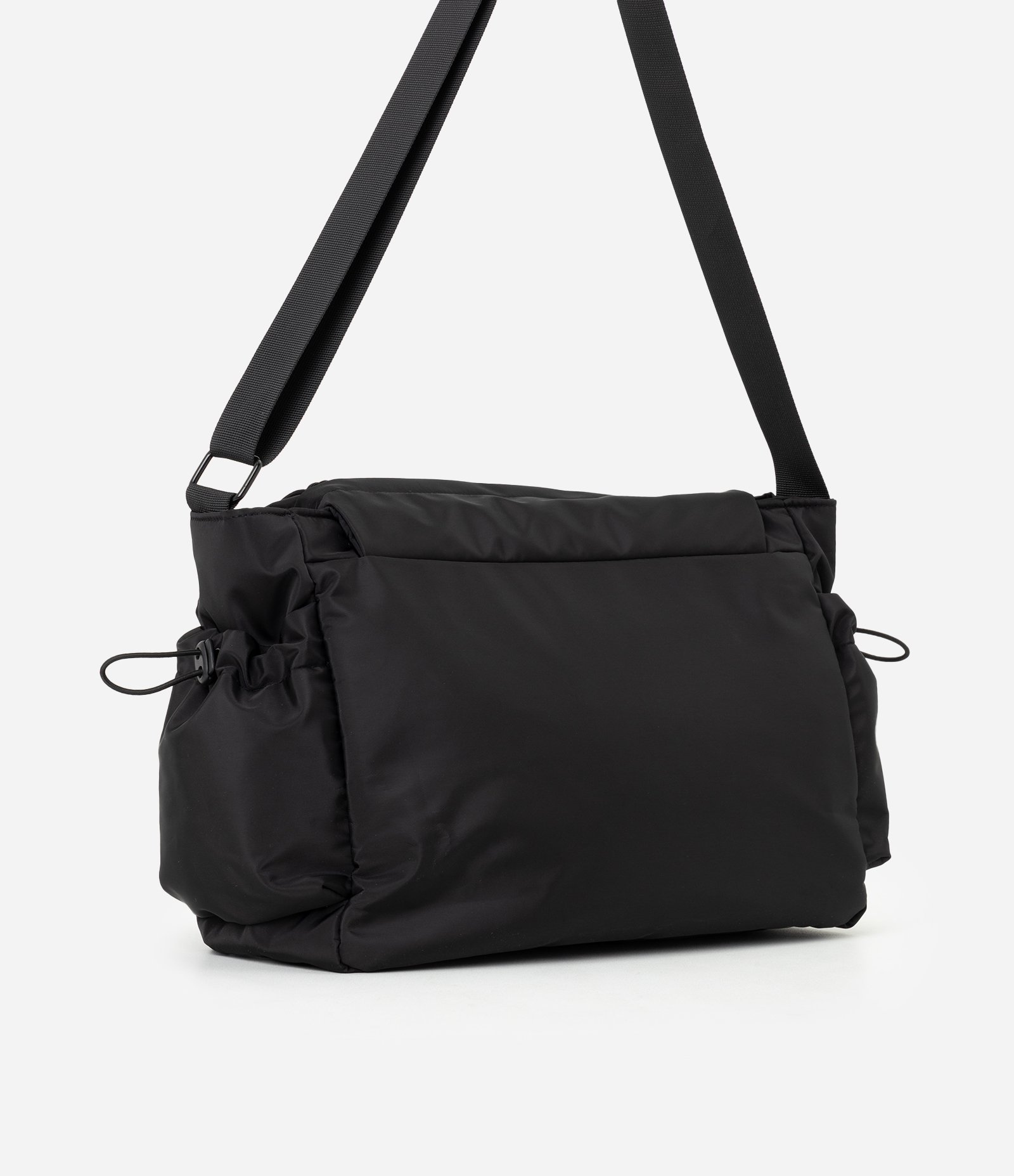 Bolsa Cross Body com Bolsos Ajustáveis Preto 3