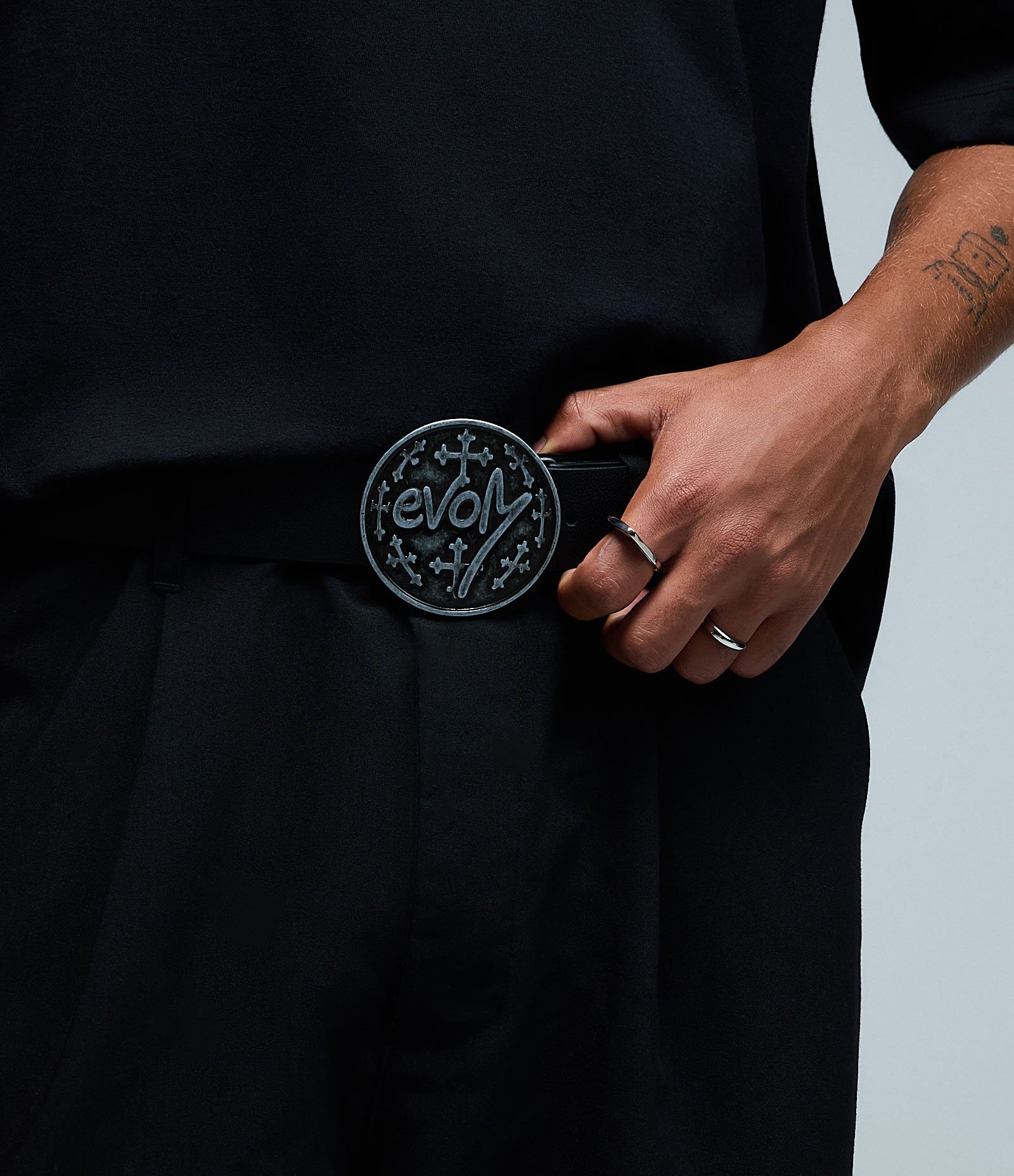 Cinto em Pu com Fivela Evom Veigh Preto 3
