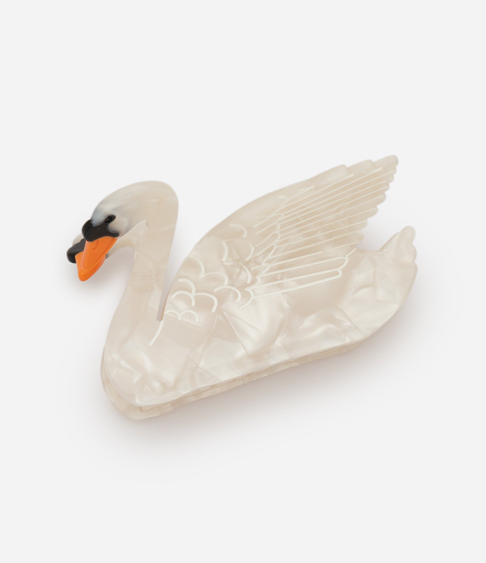 Piranha de Cabelo com Formato de Cisnei Branco 1