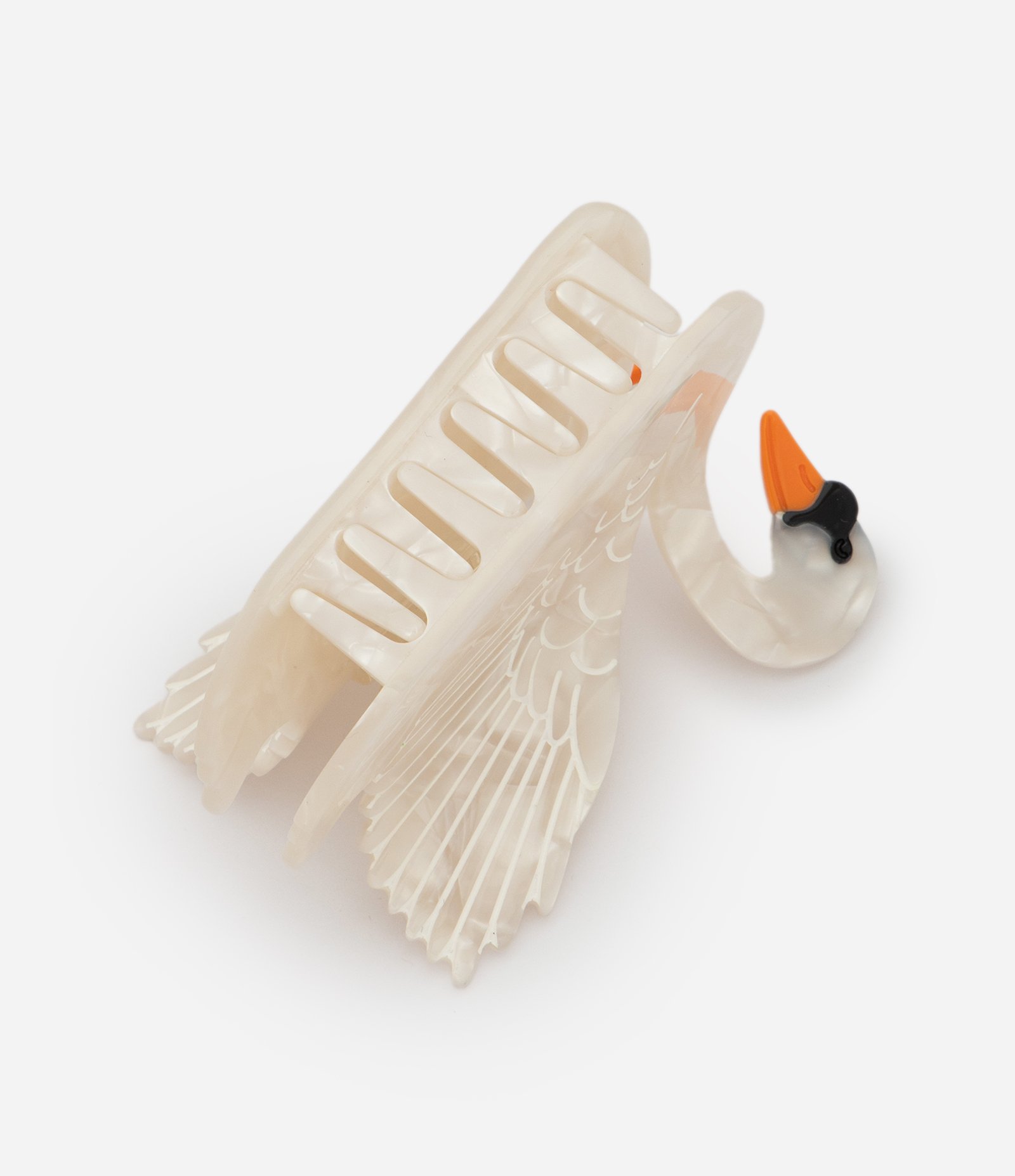 Piranha de Cabelo com Formato de Cisnei Branco 2
