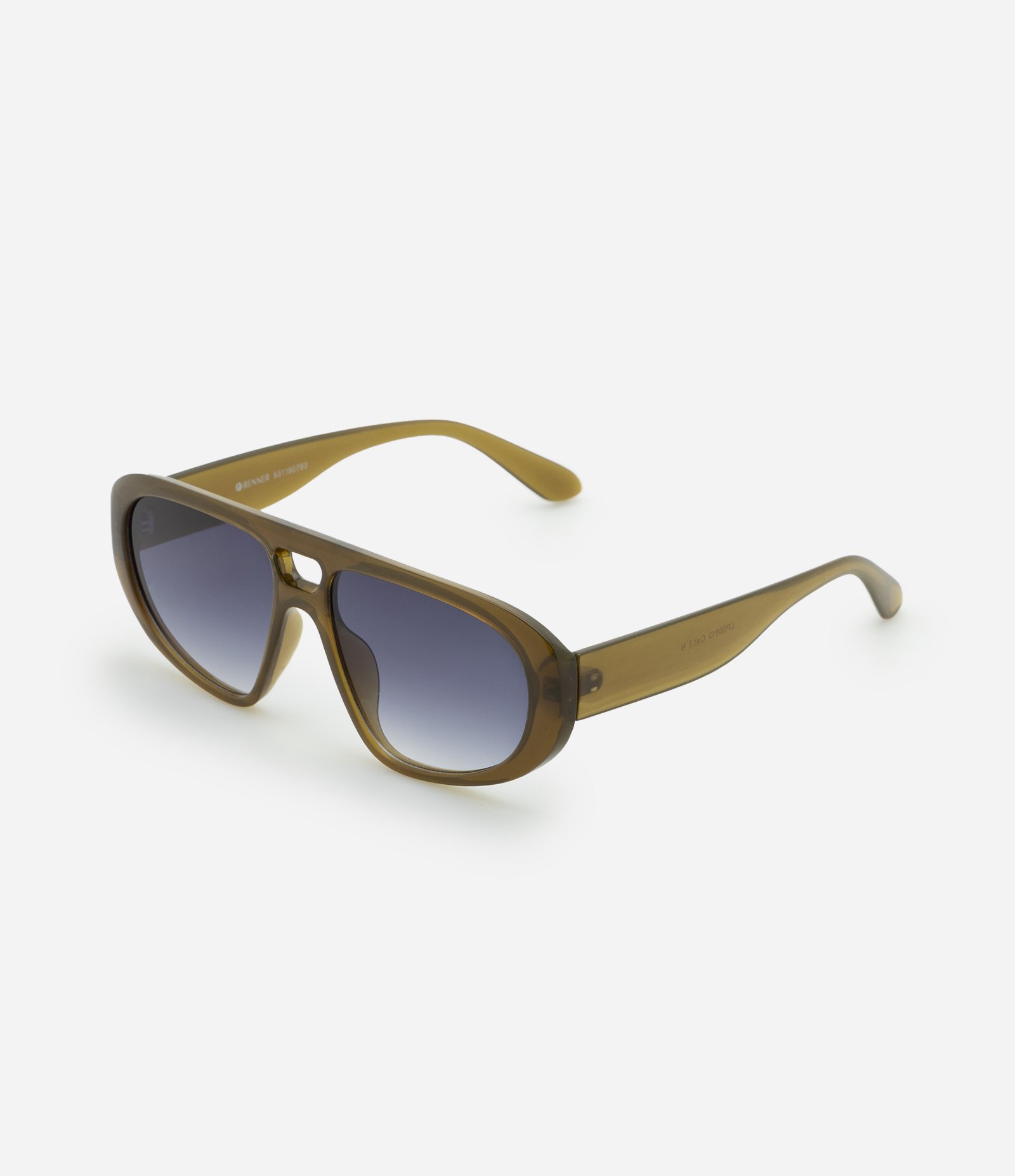 Óculos de Sol Aviador com Lentes Degradê Verde 1