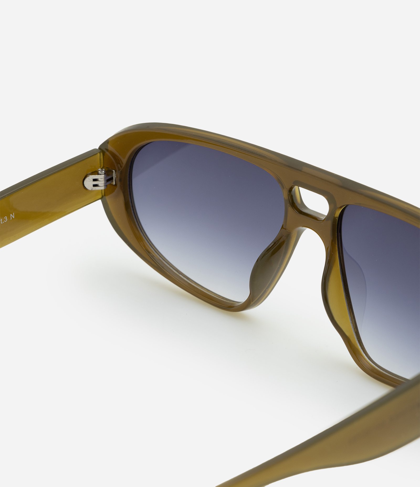 Óculos de Sol Aviador com Lentes Degradê Verde 3