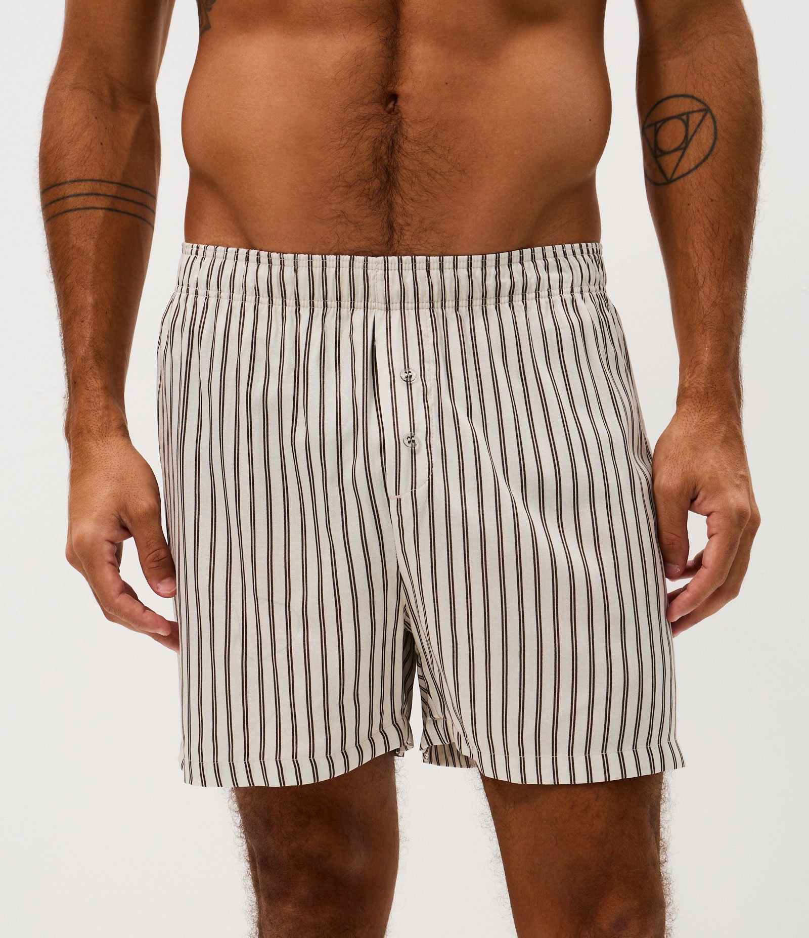 Cueca Listrada em Chalis Off White 2