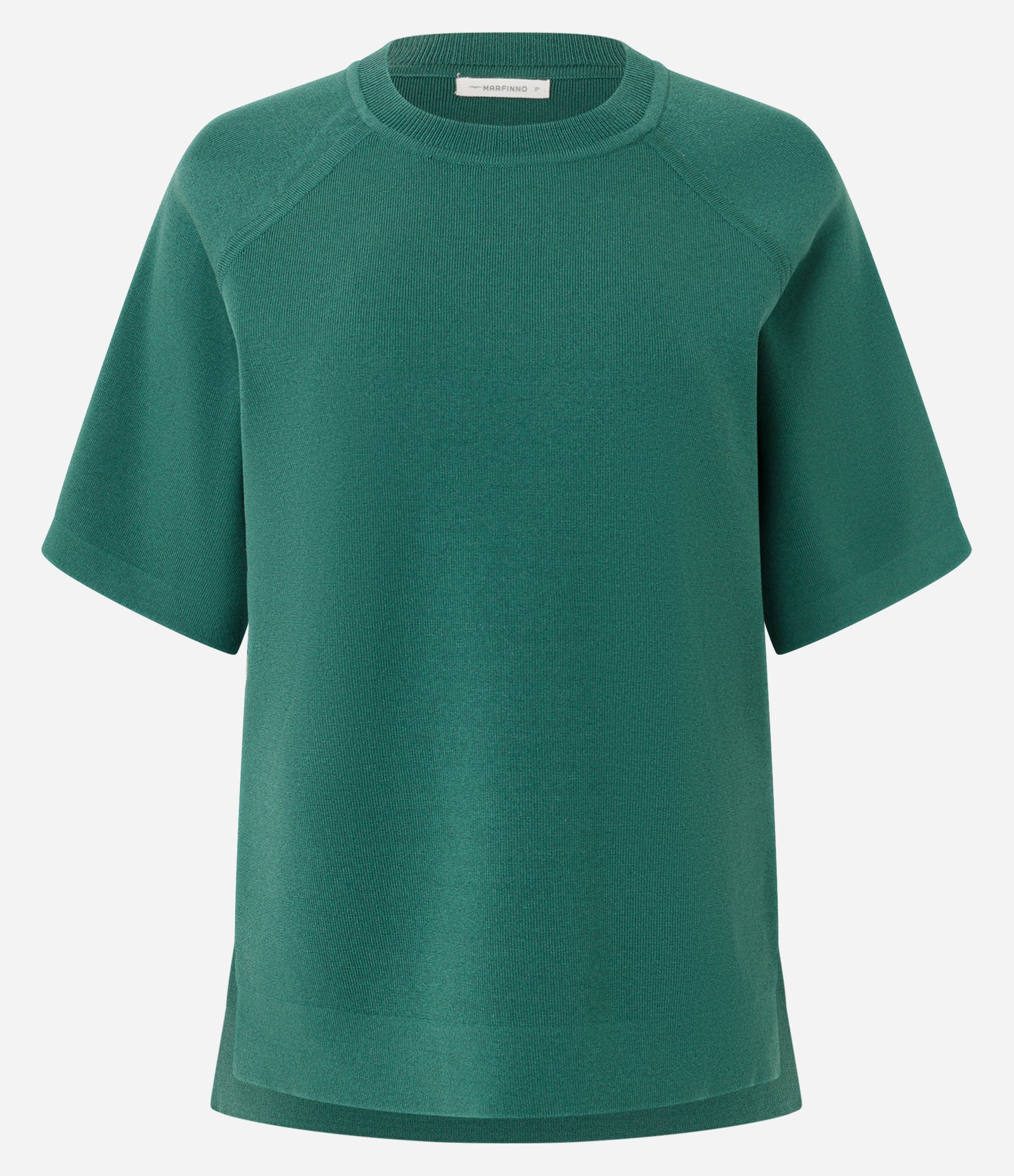 Blusa Oversized em Tricô com Cava Raglan Verde 5