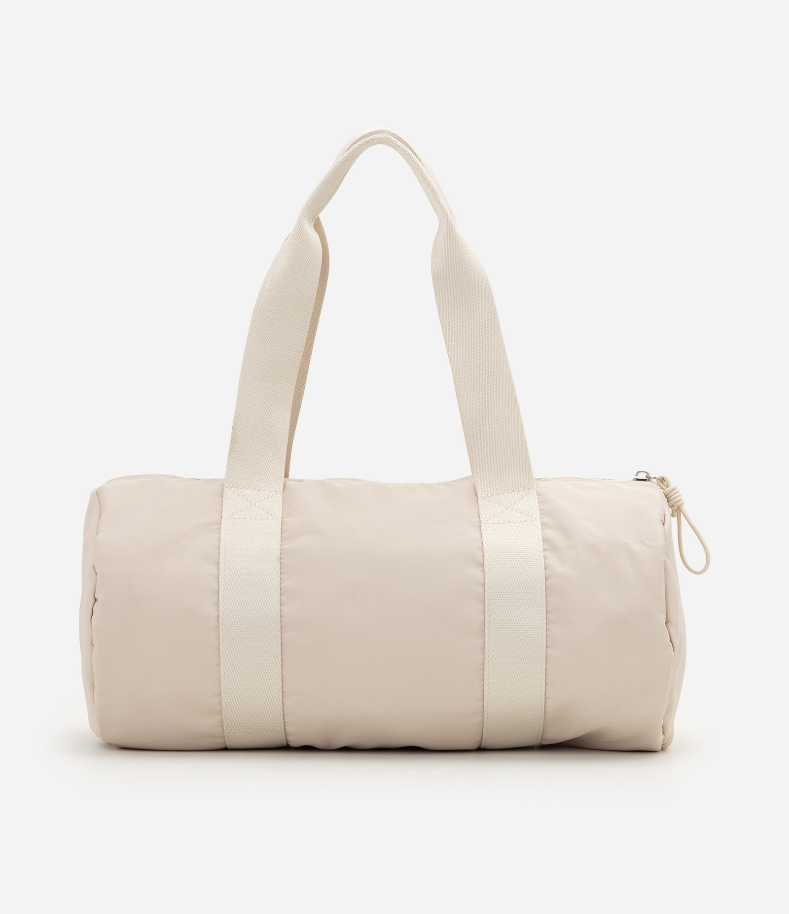Bolsa Bowling Média com Bolsos Funcionais Bege 3