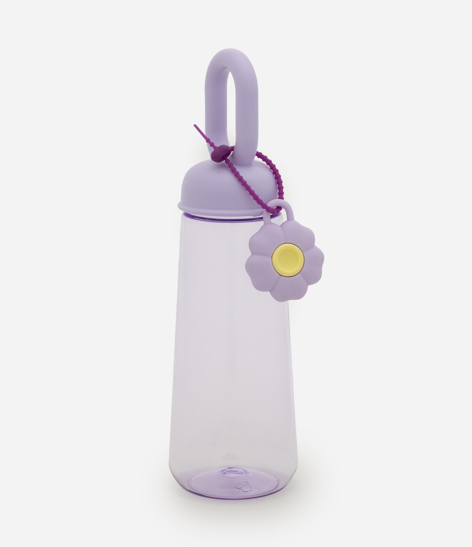 Garrafa com Alça e Enfeite de Flor Roxo 1