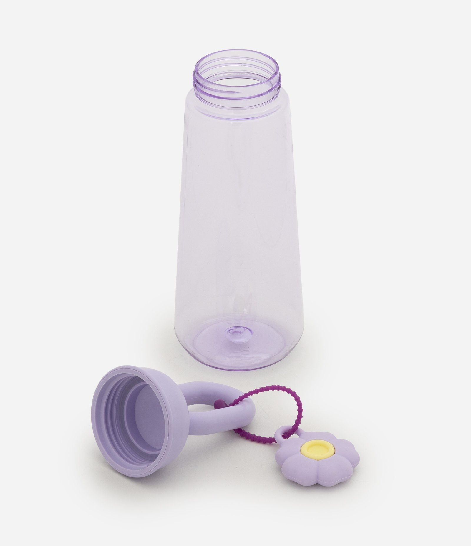 Garrafa com Alça e Enfeite de Flor Roxo 3