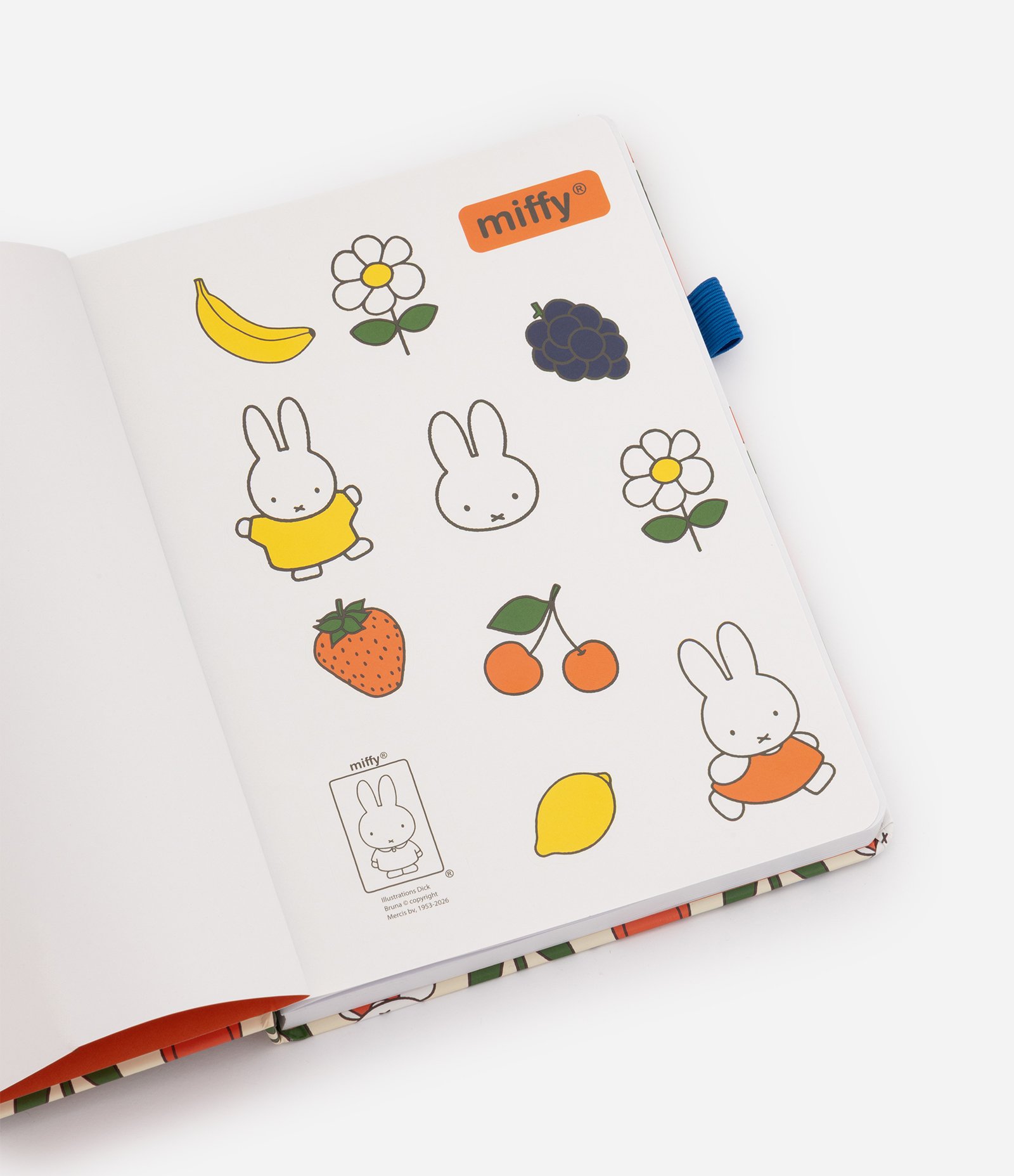 Caderno com Estampa Miffy 96 Páginas Multicores 3