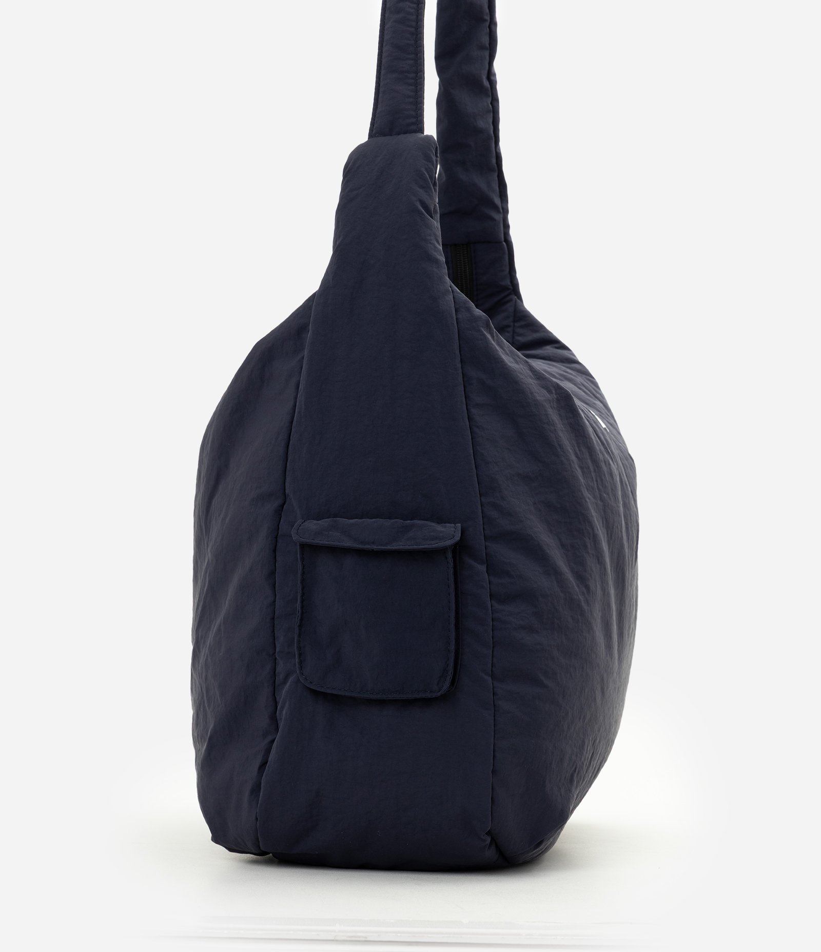 Bolsa Cross Body Puffer com Zíper Azul 4