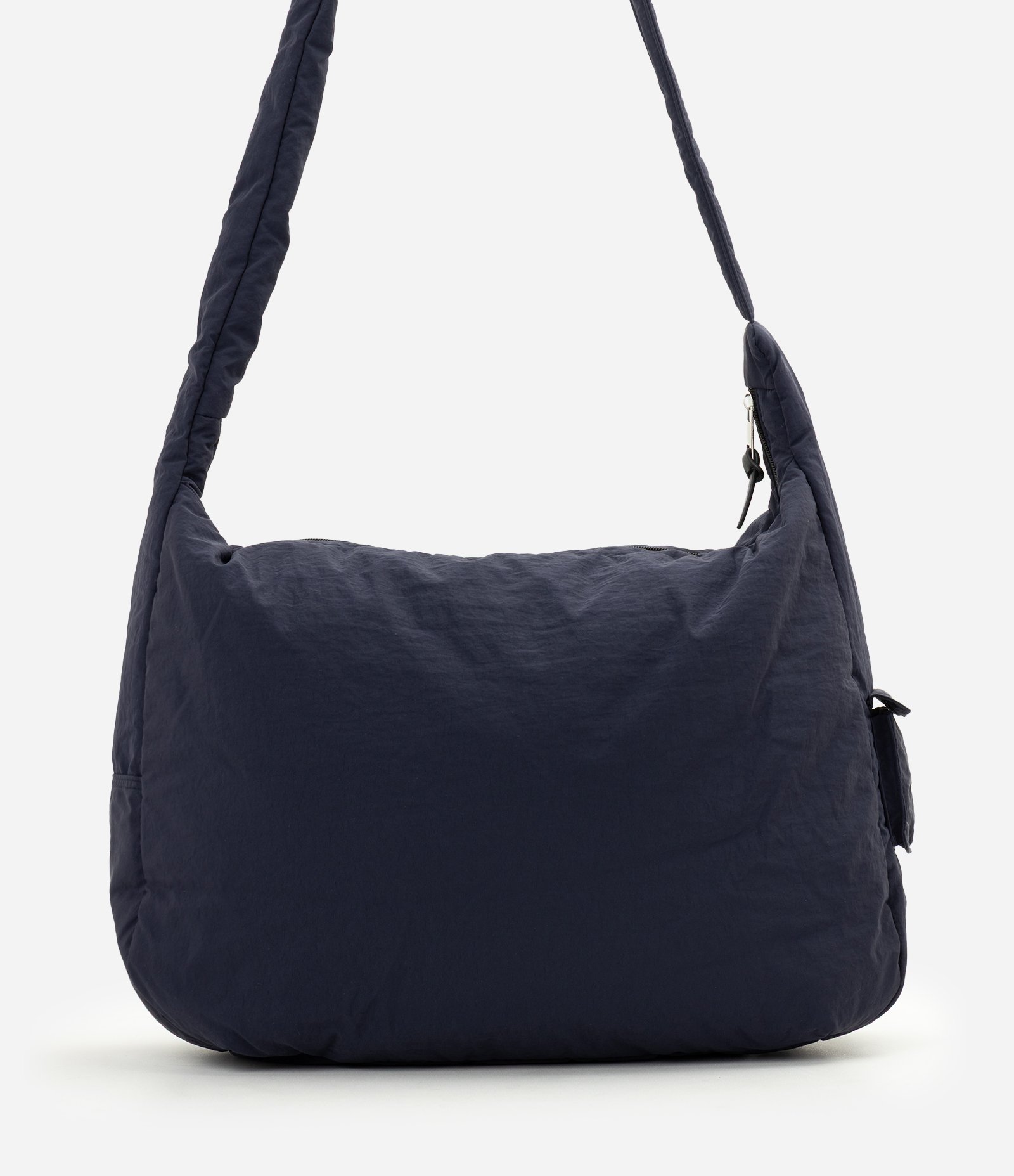 Bolsa Cross Body Puffer com Zíper Azul 5
