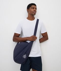 Bolsa Cross Body Puffer com Zíper