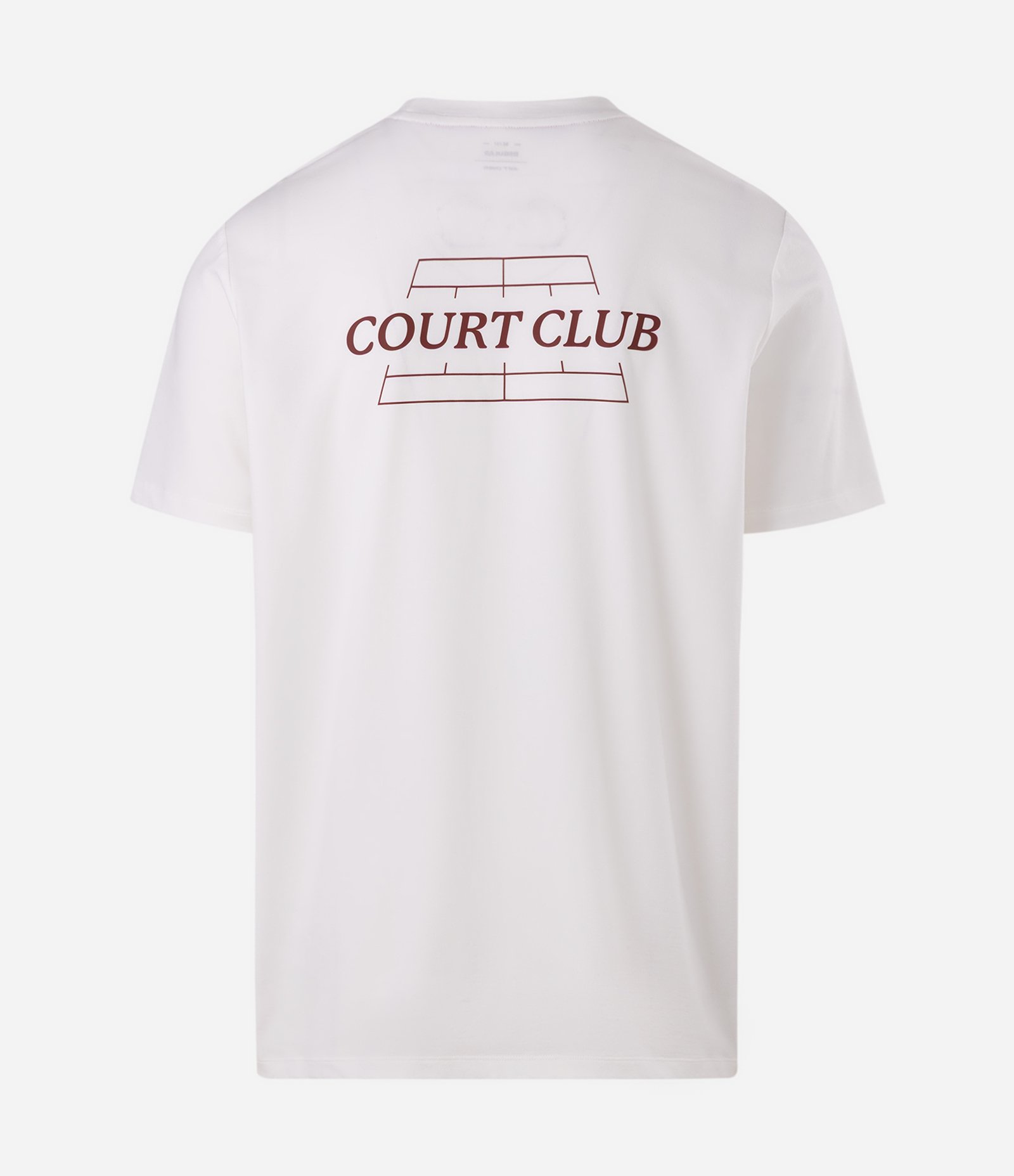 Camiseta Esportiva Tecnologia Dry Estampa Court Club Off White 2