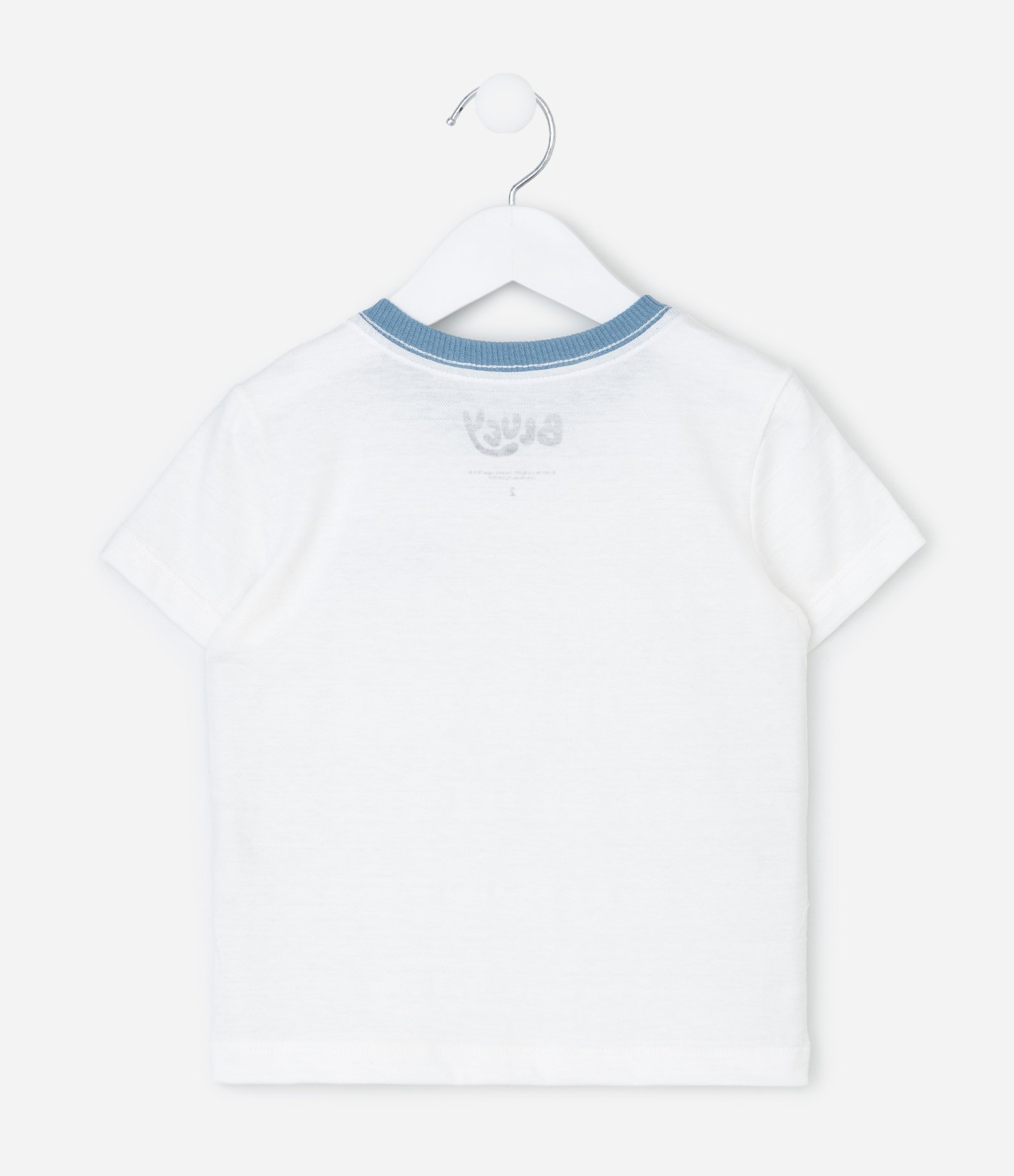 Conjunto Infantil Bluey com Camiseta e Bermuda – Tam 2 a 6 Anos Branco/Azul 4
