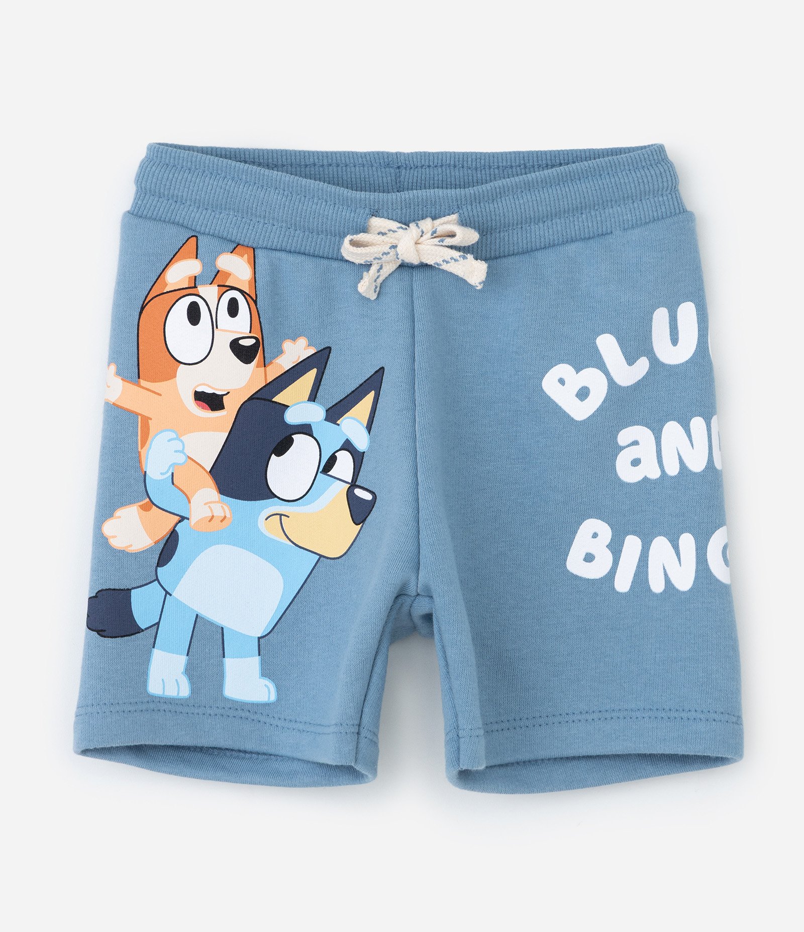 Conjunto Infantil Bluey com Camiseta e Bermuda – Tam 2 a 6 Anos Branco/Azul 6
