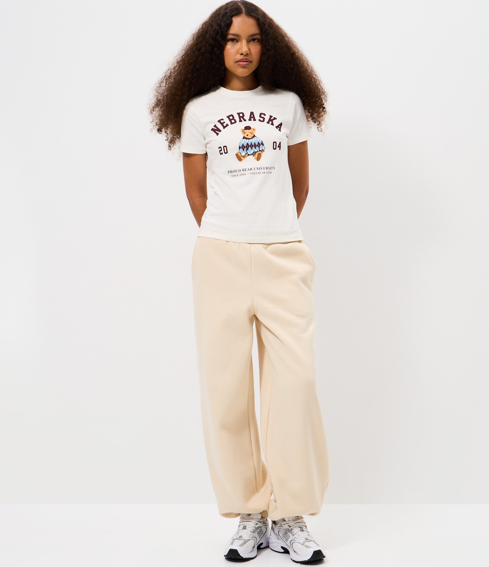 Camiseta Urso Nebraska Branco 2