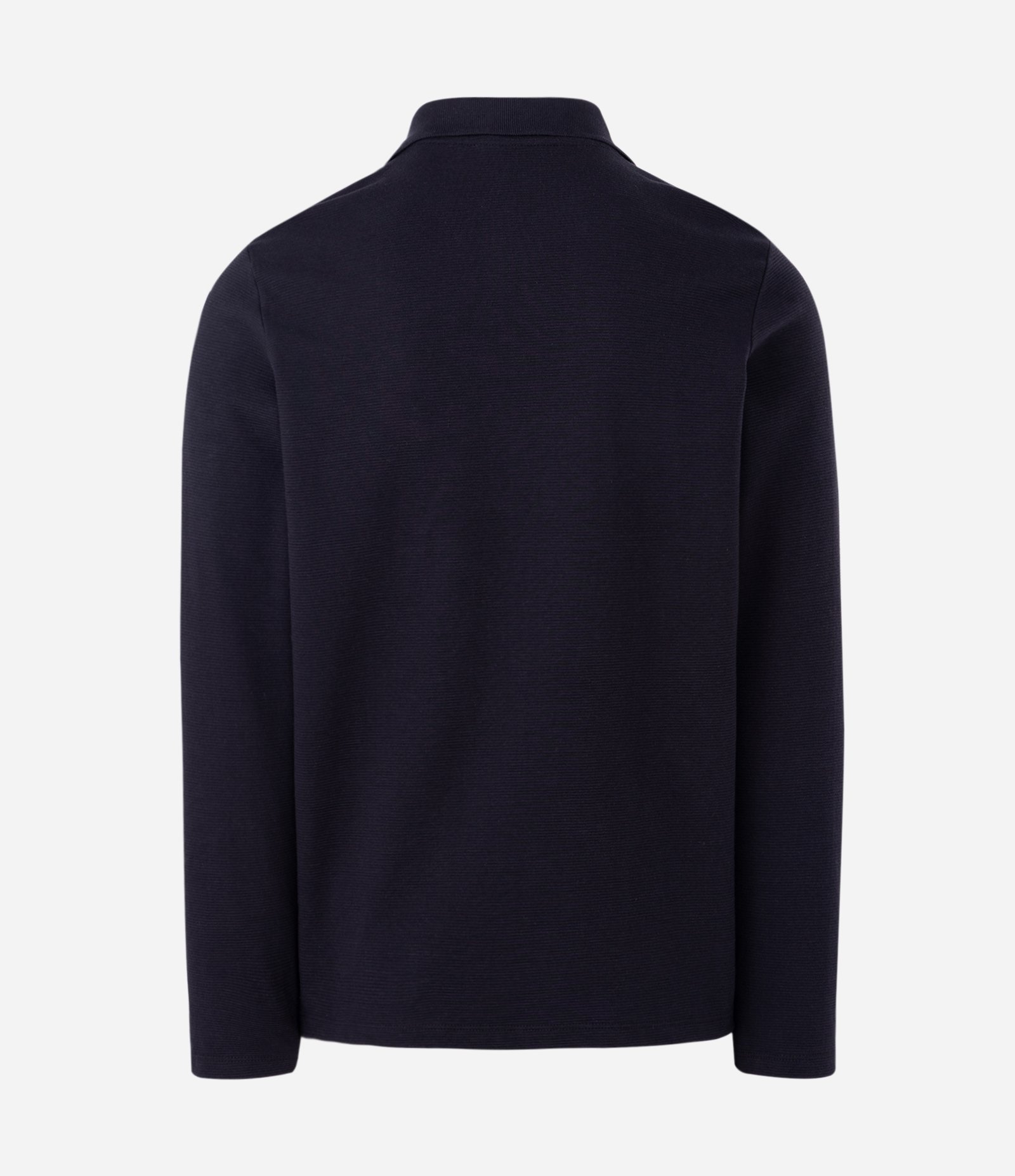 Camiseta Manga Longa Polo Texturizada Ottoman Preto 5