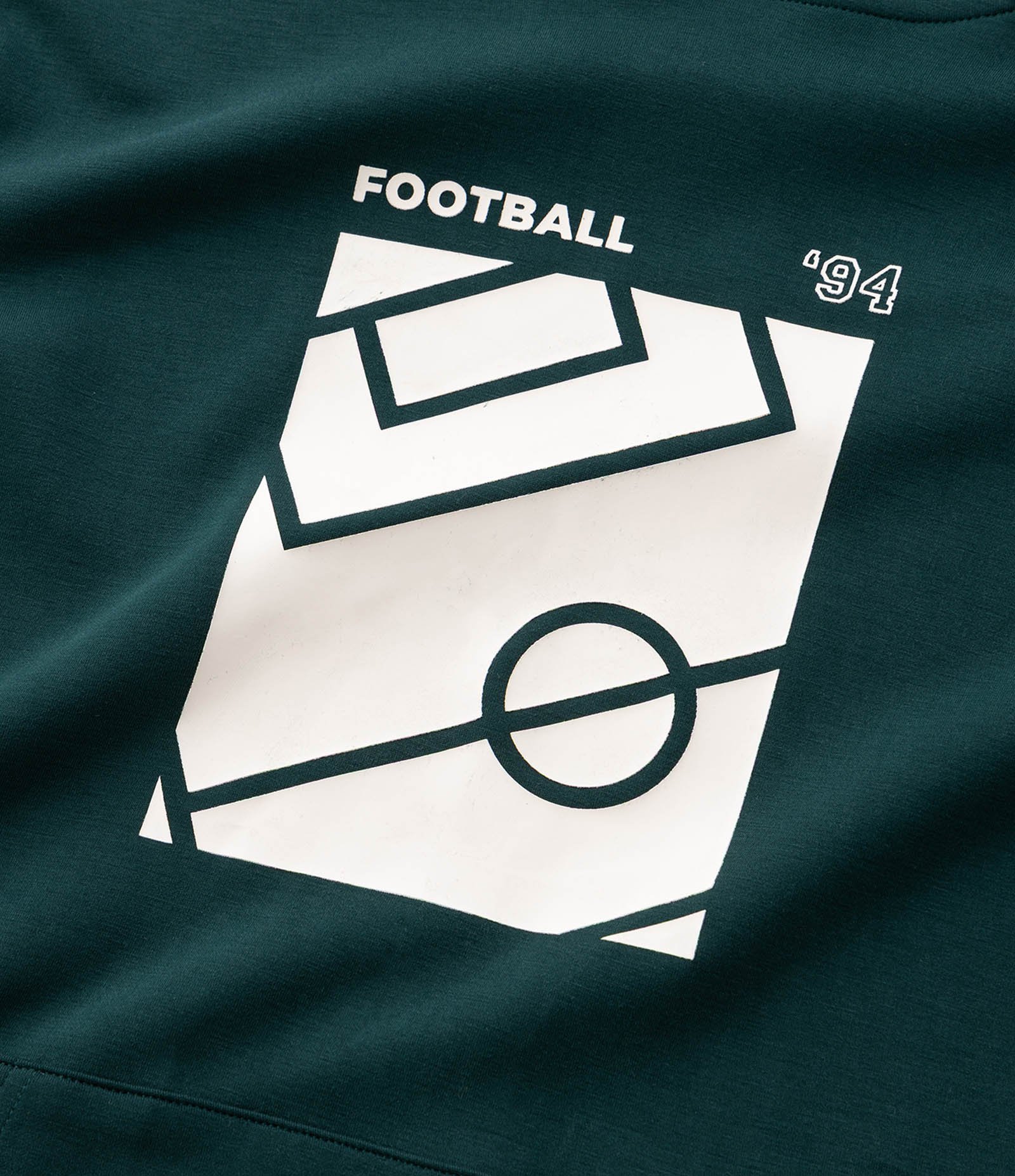 Moletom com Capuz e Estampa de Futebol Infantil - Tam 5 a 14 Anos Verde 5