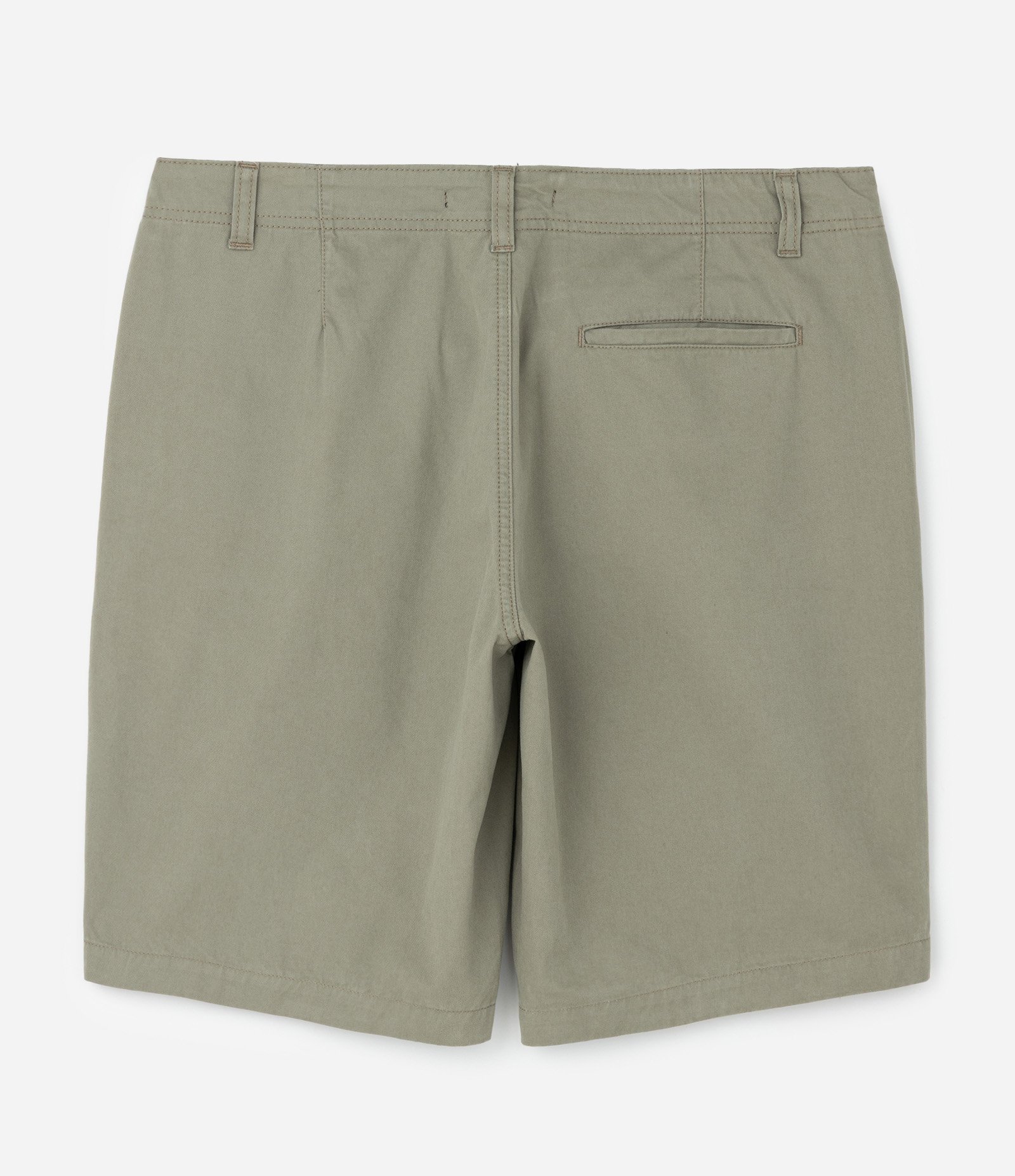 Bermuda em Sarja com Cós Passante e Bolsos Verde 6