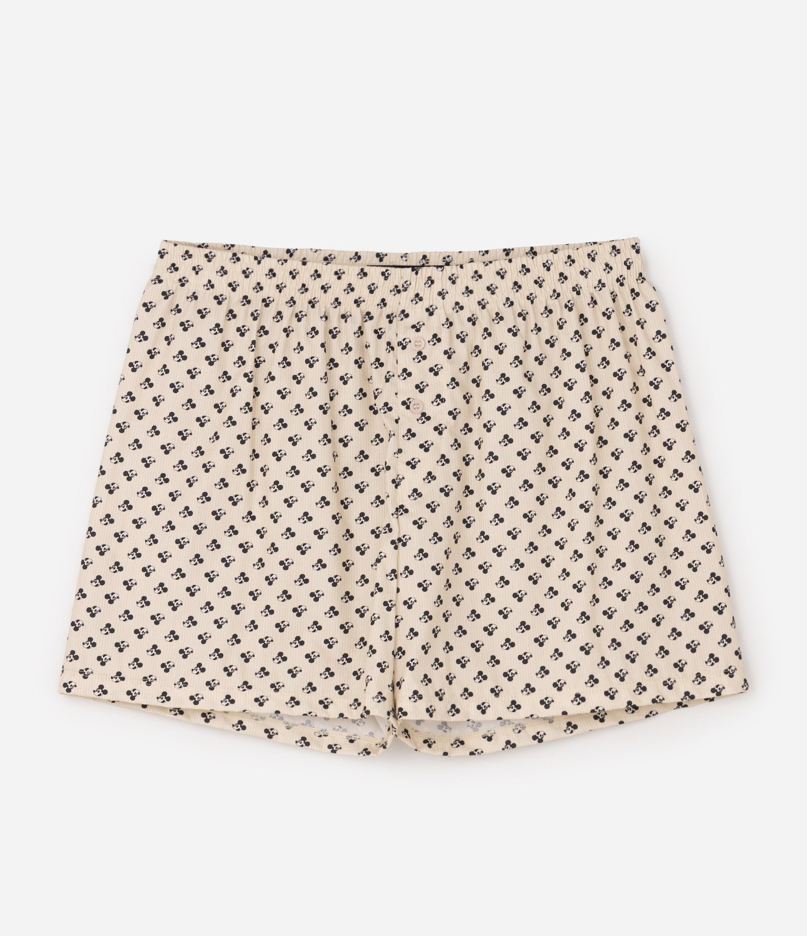 Cueca Samba-Canção em Algodão Mickey Mouse Bege 1