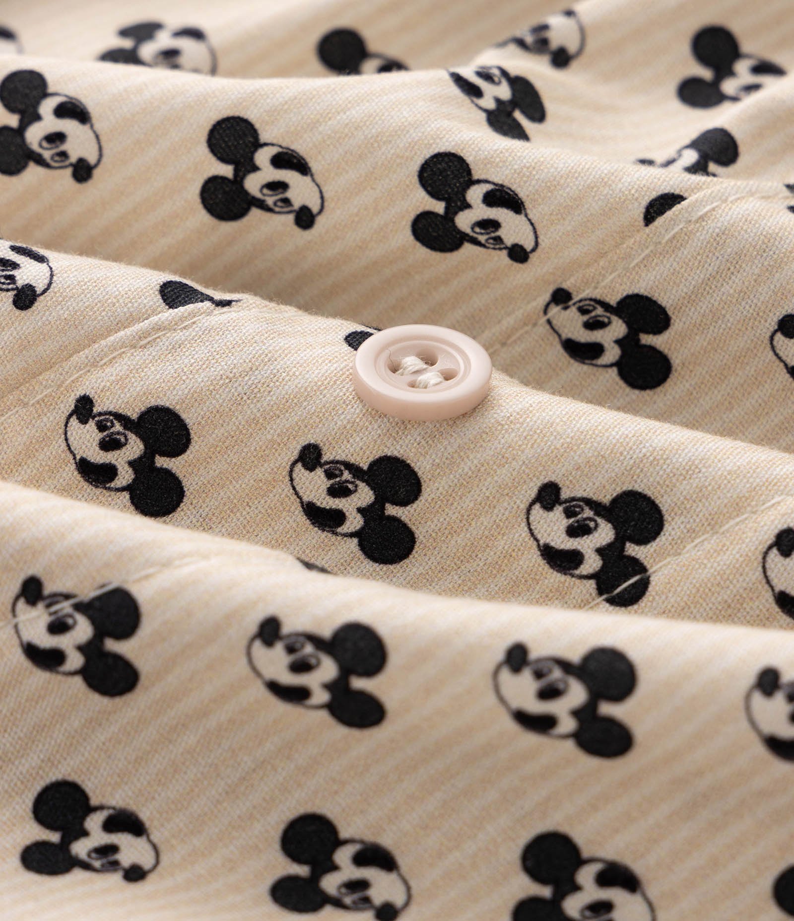 Cueca Samba-Canção em Algodão Mickey Mouse Bege 3