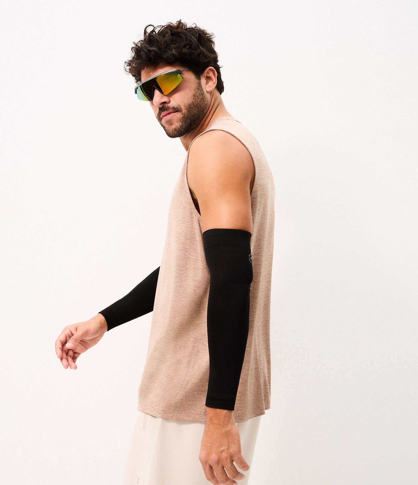 Regata Dry Fit Muscle Esportiva Marrom 3
