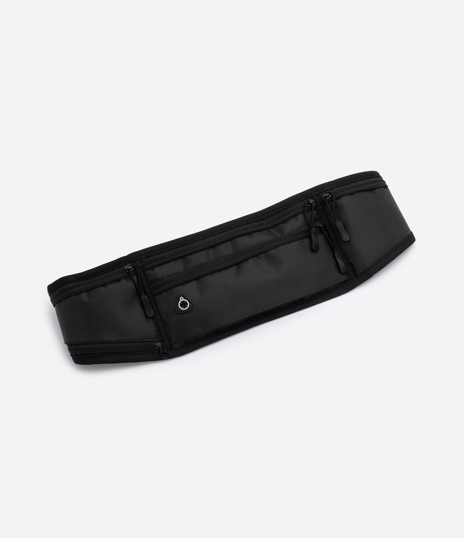 Pochete com Zíper e Fechamento por Fivela Preto 1
