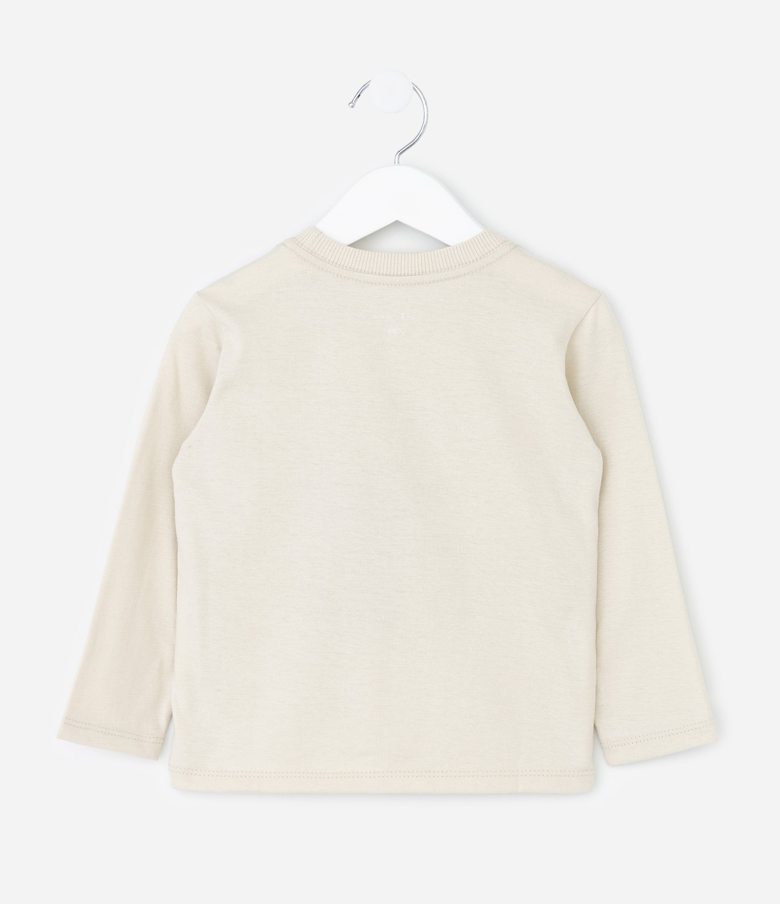 Camiseta Infantil com Estampa Cachorrinho Tenista Sports Day – Tam 1 a 5/6 Anos Bege Claro 2