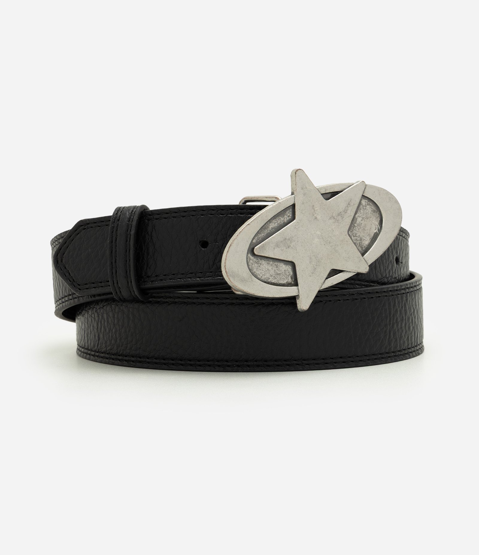 Cinto PU com Fivela Estrela Preto 1