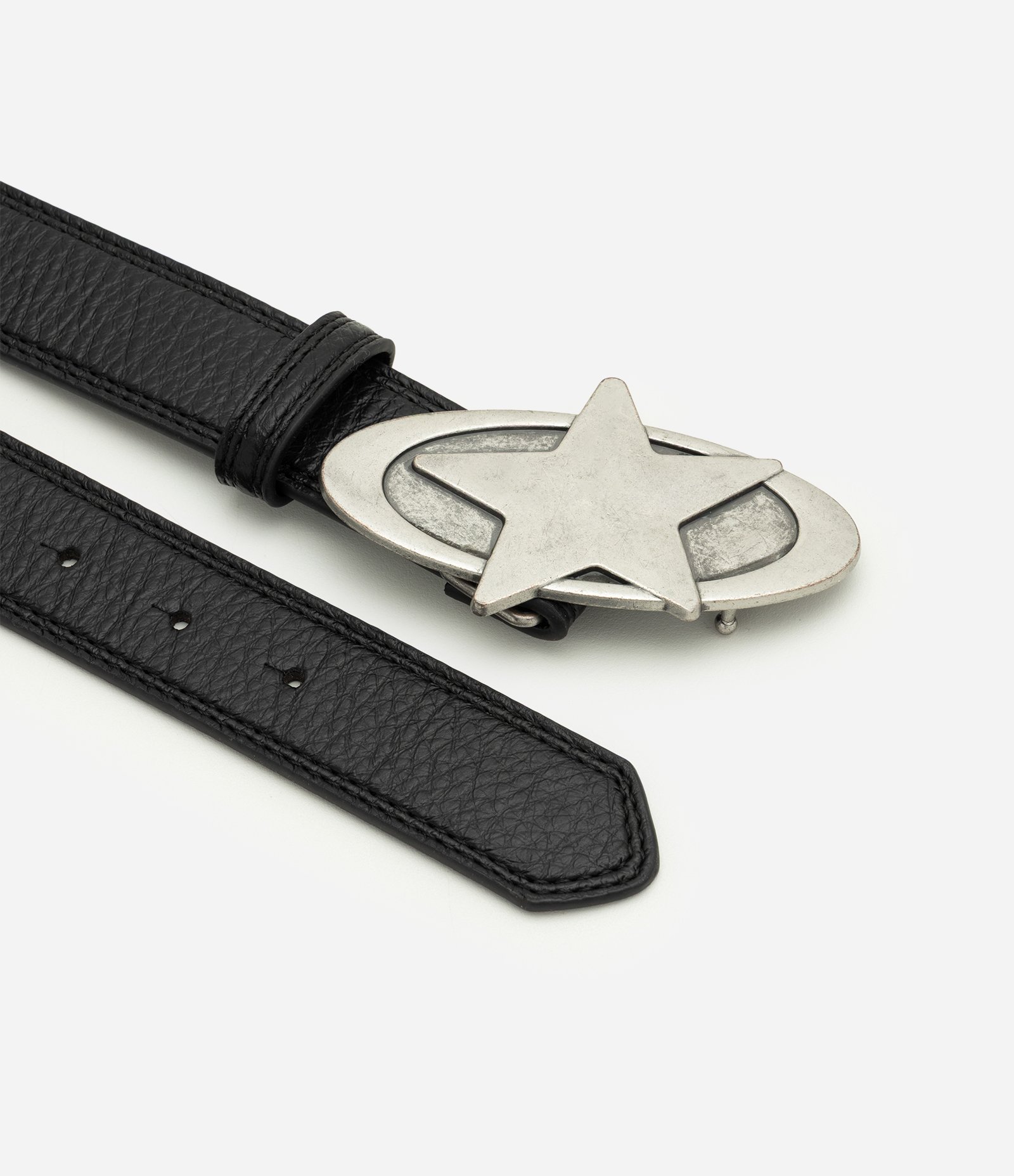 Cinto PU com Fivela Estrela Preto 2