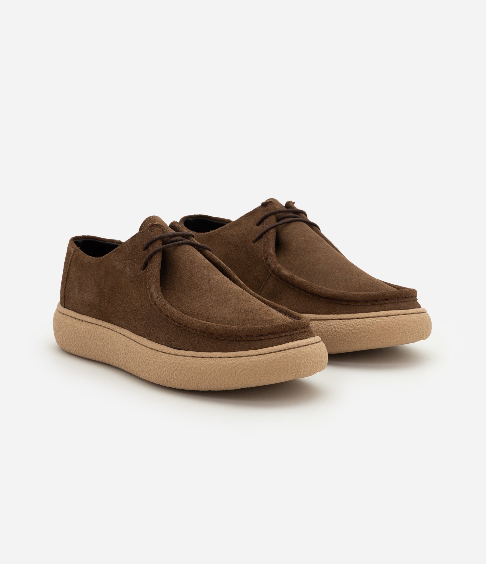 Tênis Casual Moc Toe em Couro Camurça Marrom 2