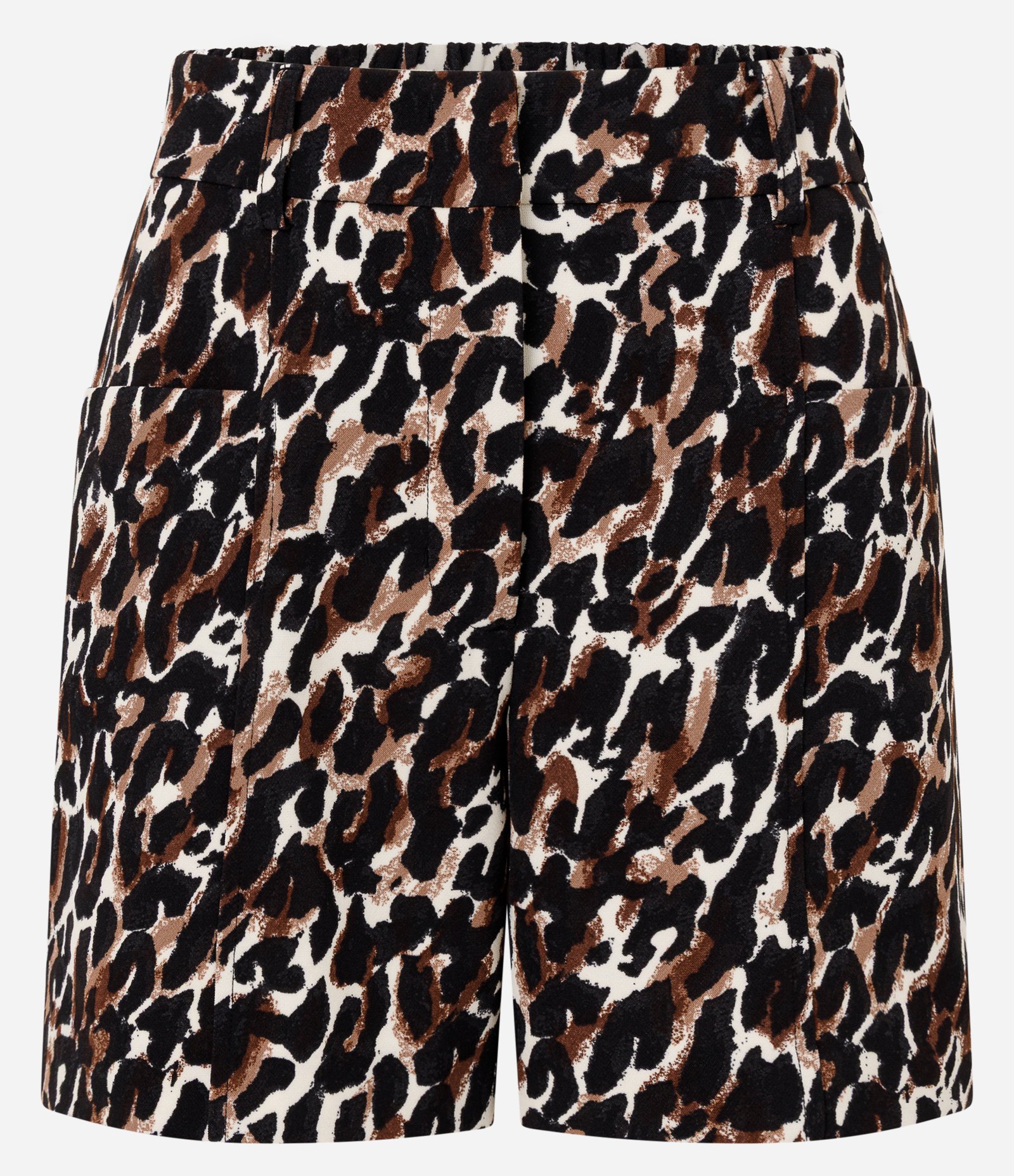 Short Alfaiatado com Estampa Animal Print Marrom 6