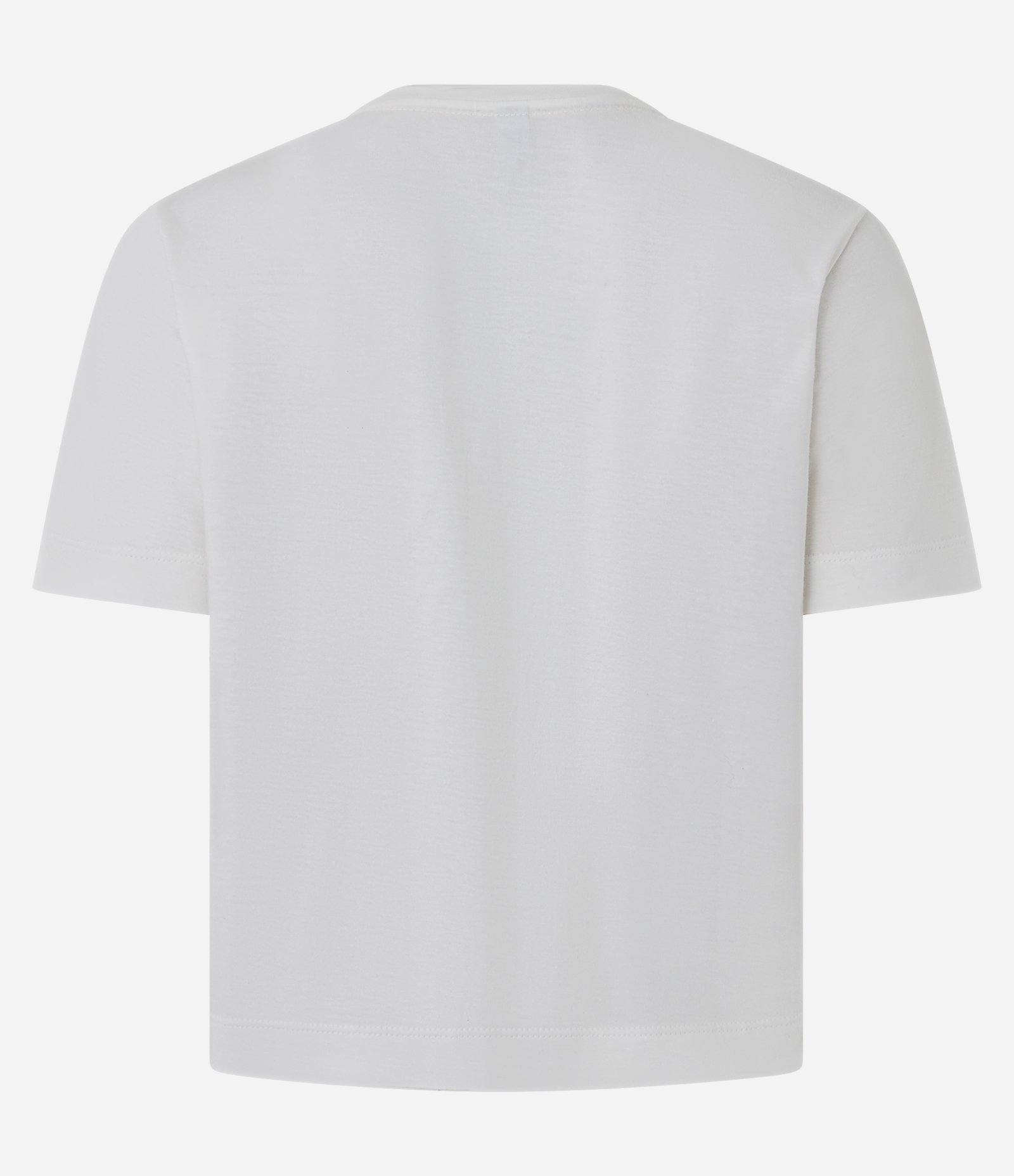 Camiseta em Algodão com Coração Bordado em Renda Branco 3