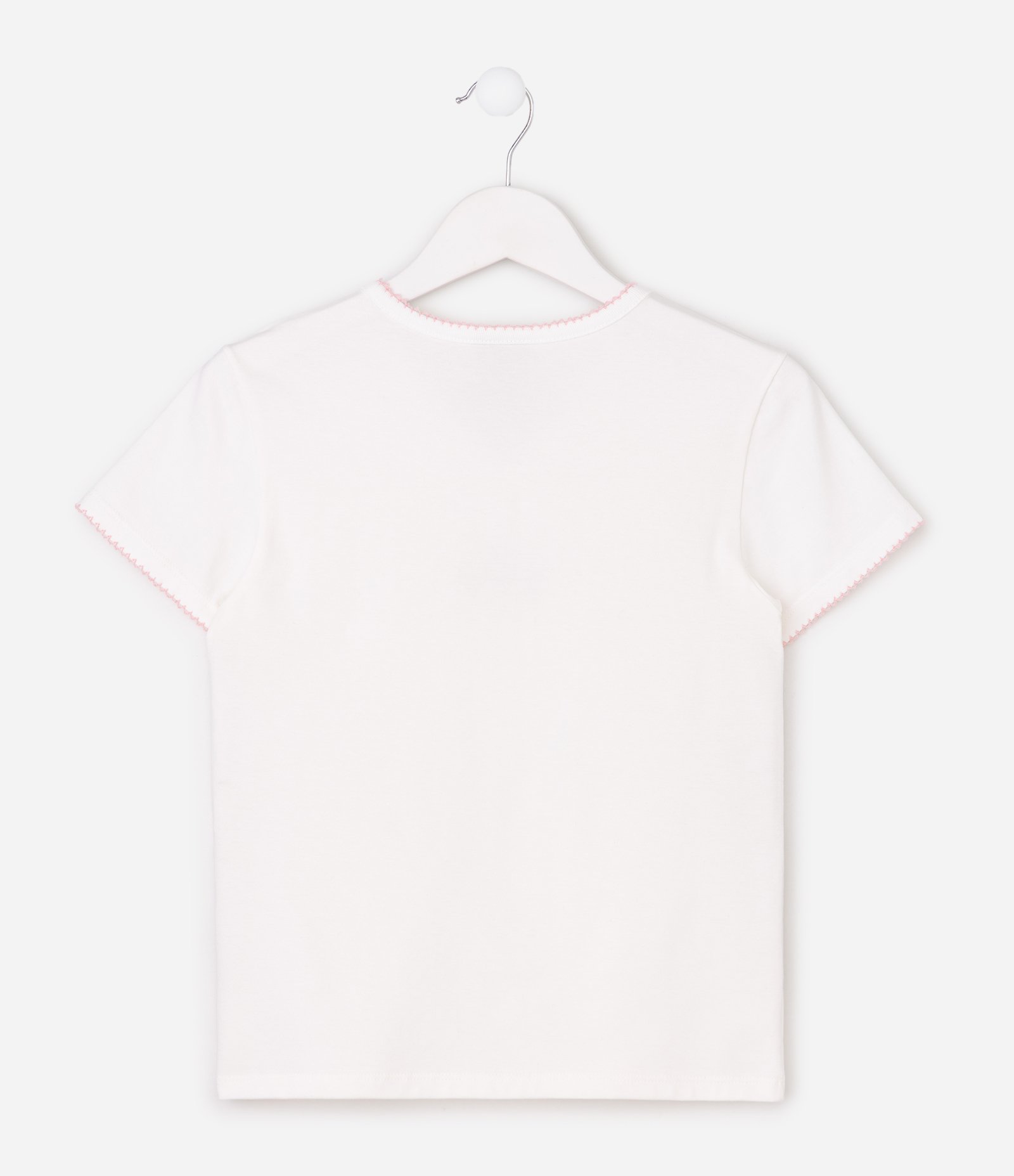 Pijama Infantil com Estampa Fullprint Morangos – Tam 7 a 16 Anos Rosa/Branco 4