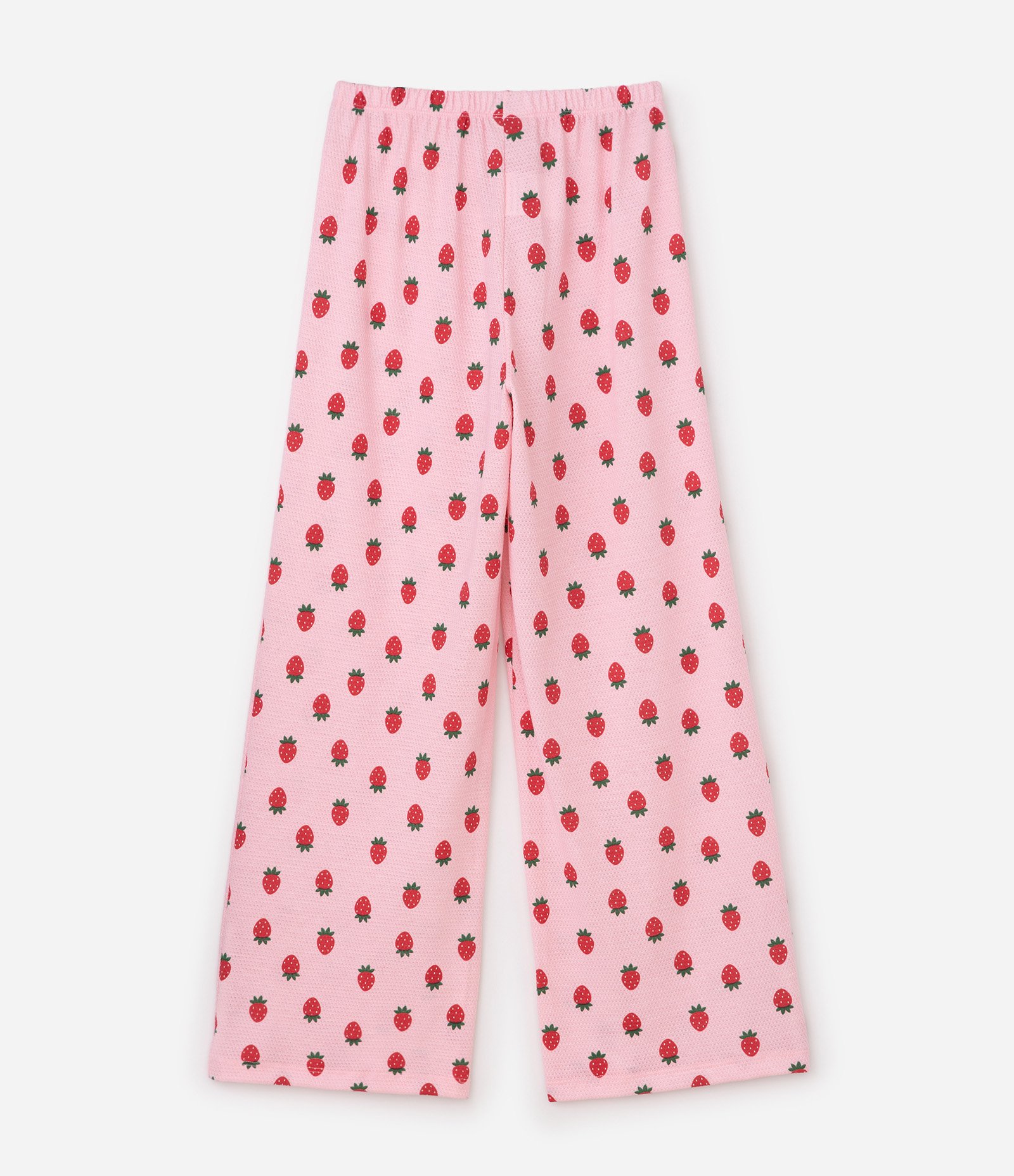 Pijama Infantil com Estampa Fullprint Morangos – Tam 7 a 16 Anos Rosa/Branco 7