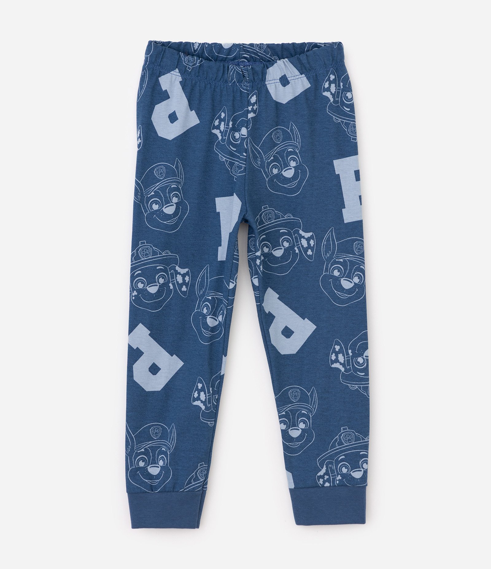 Pijama Infantil Patrulha Canina com Estampa Marshall & Chase – Tam 2 a 8 Anos Azul/Branco 6