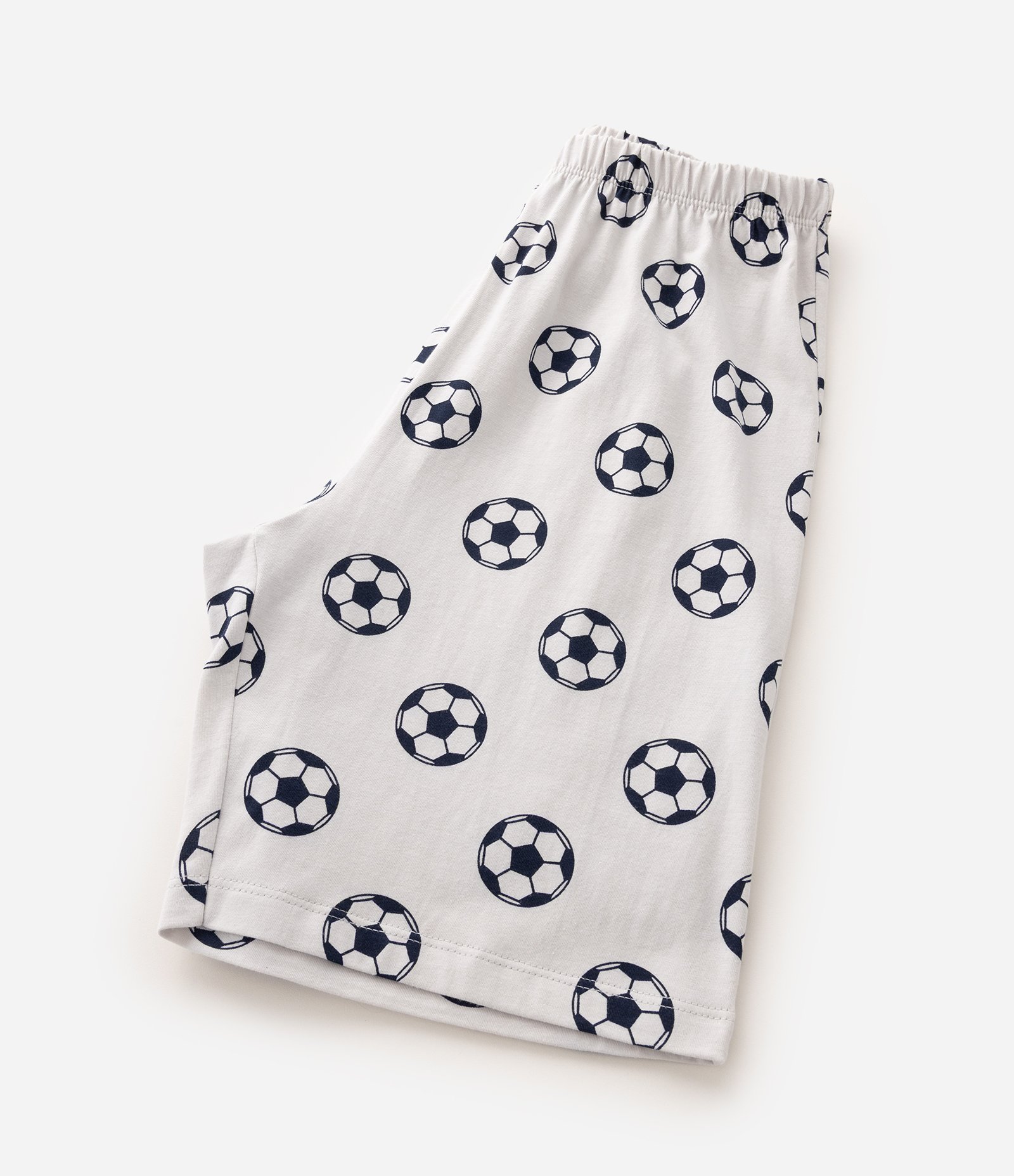 Pijama Infantil em Algodão com Estampa Capivara e Futebol - Tam 7 ao 16 Anos Azul 3