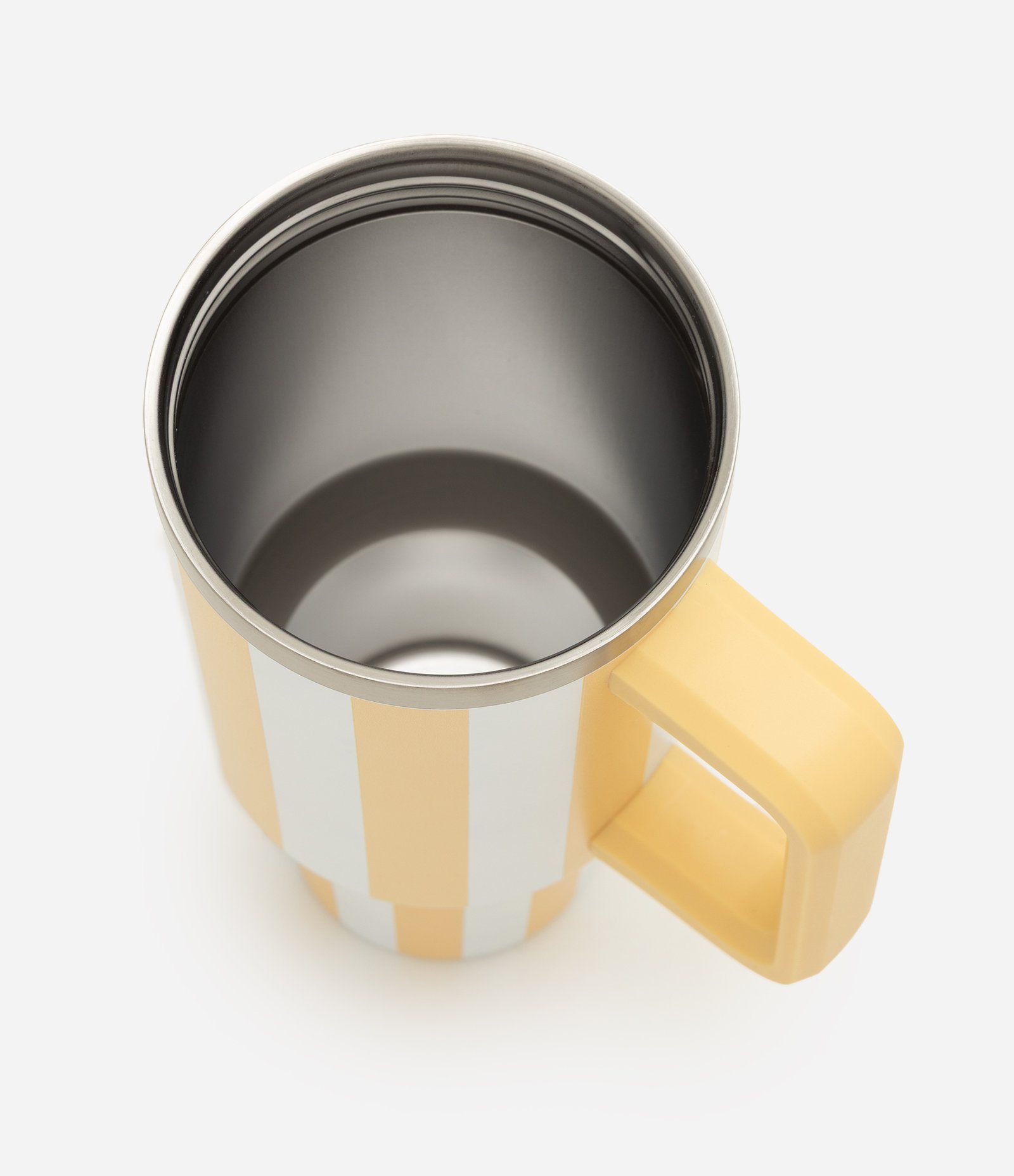 Copo Térmico com Estampa Listrada 1,2L Amarelo 3