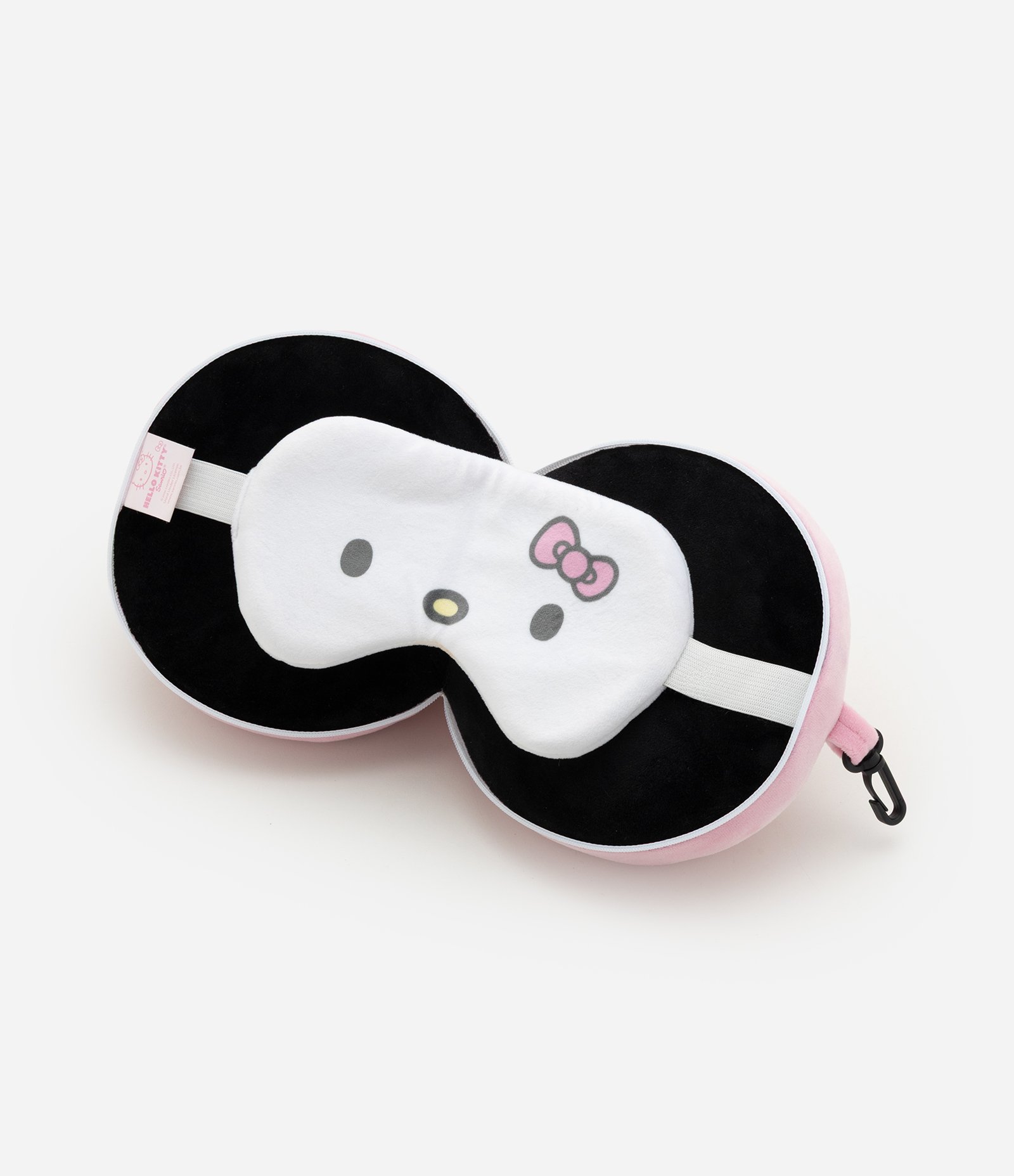 Travesseiro de Pescoço com Máscara Hello Kitty Rosa 3
