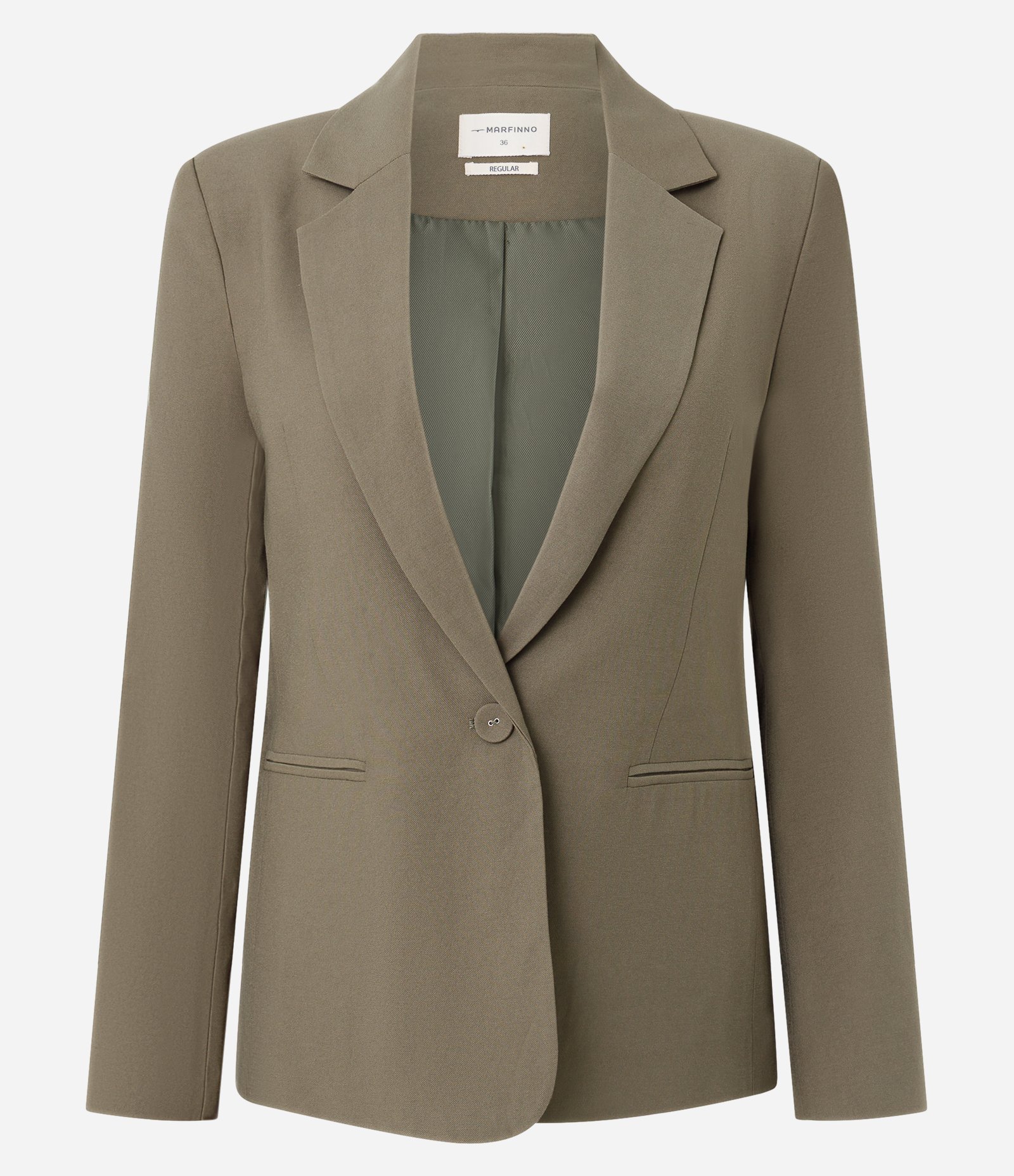 Blazer Regular Alfaiatado com Forro Interno Verde 3