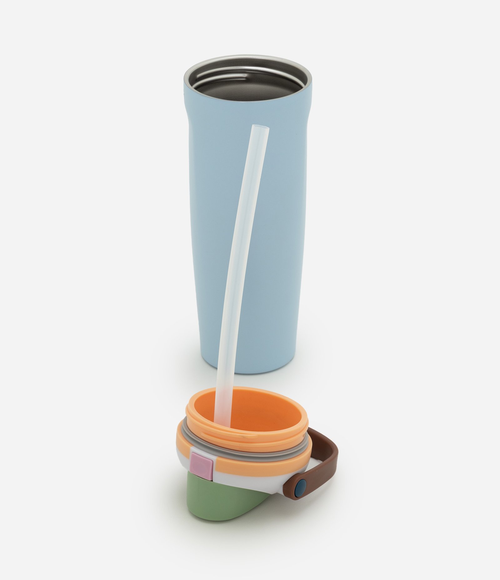 Copo Térmico com Alça em Aço Inoxidável 900ml Multicores 5