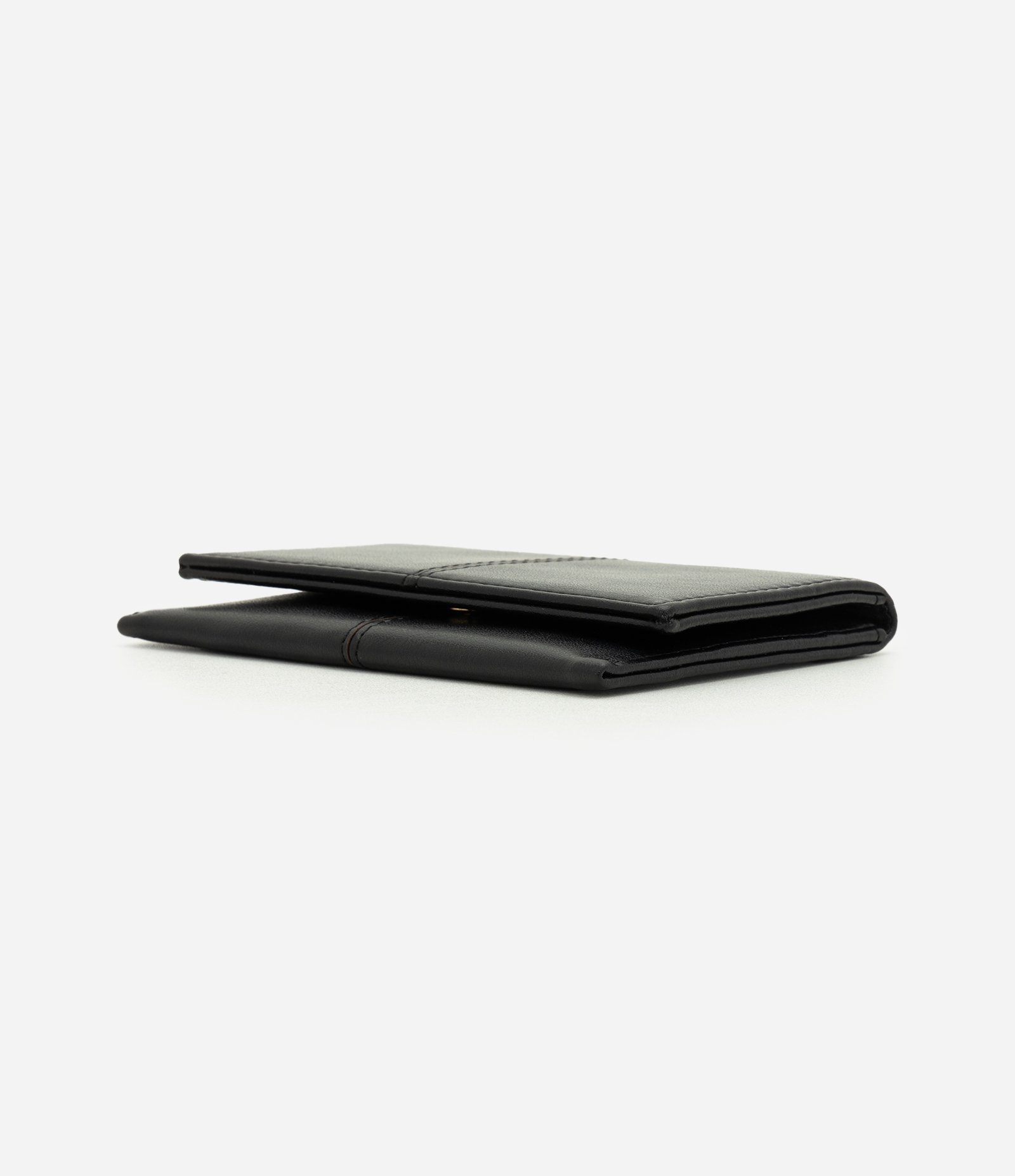 Carteira Envelope em PU com Botão de Pressão Preto 2