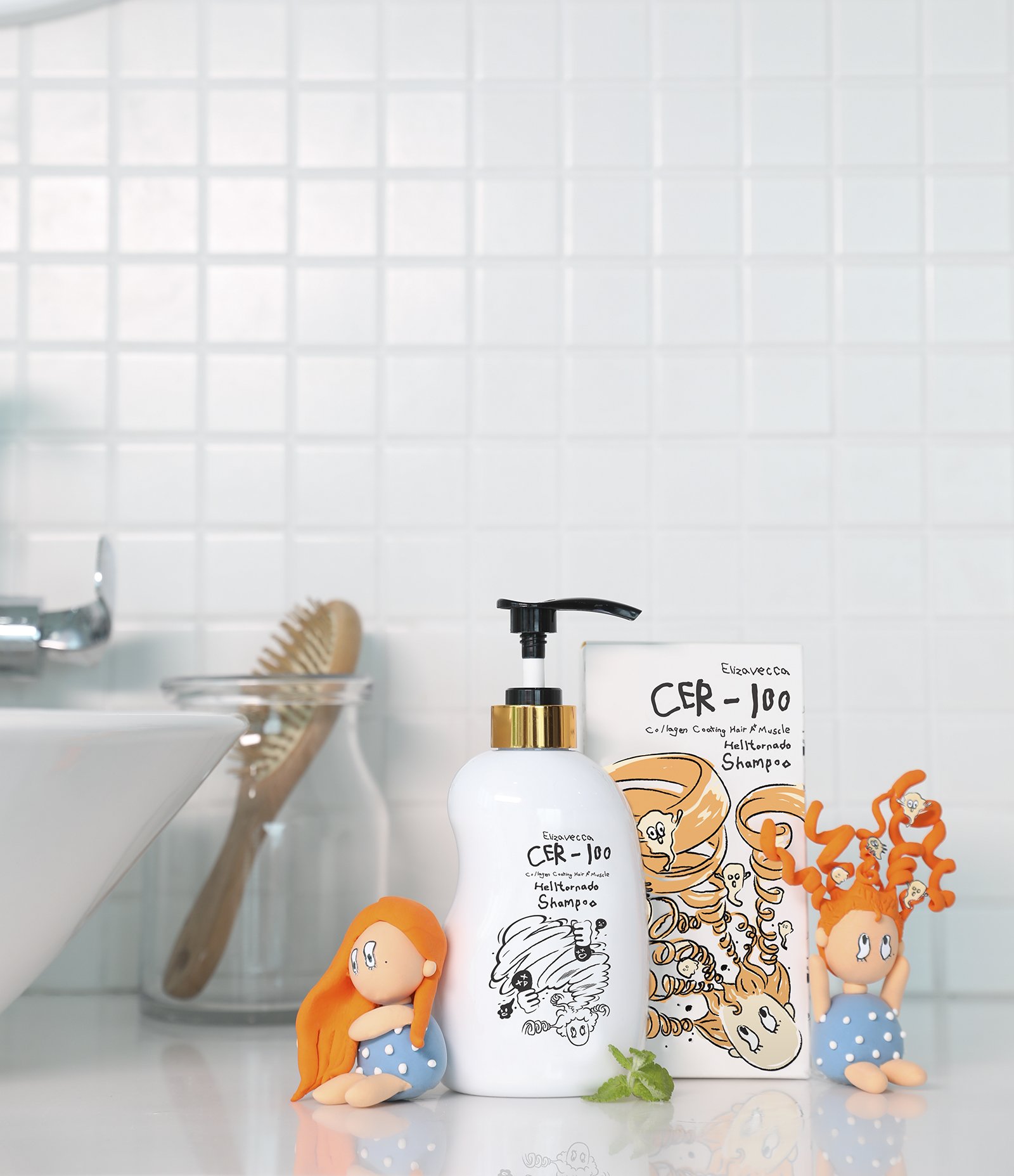 Shampoo CER 100 Collagen Coating Hair A+ Muscle Tornado Elizavecca 500ml 3
