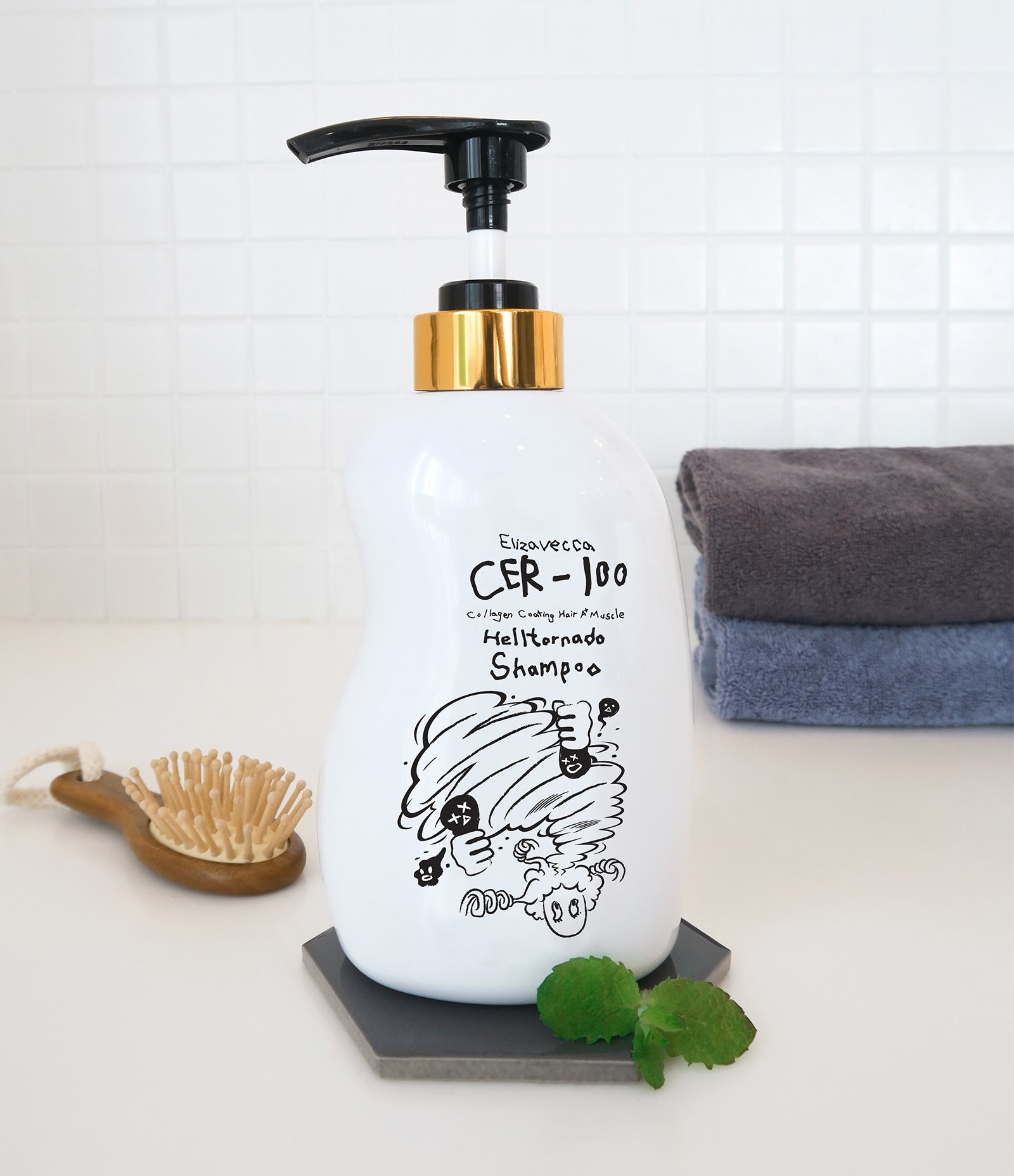 Shampoo CER 100 Collagen Coating Hair A+ Muscle Tornado Elizavecca 500ml 5