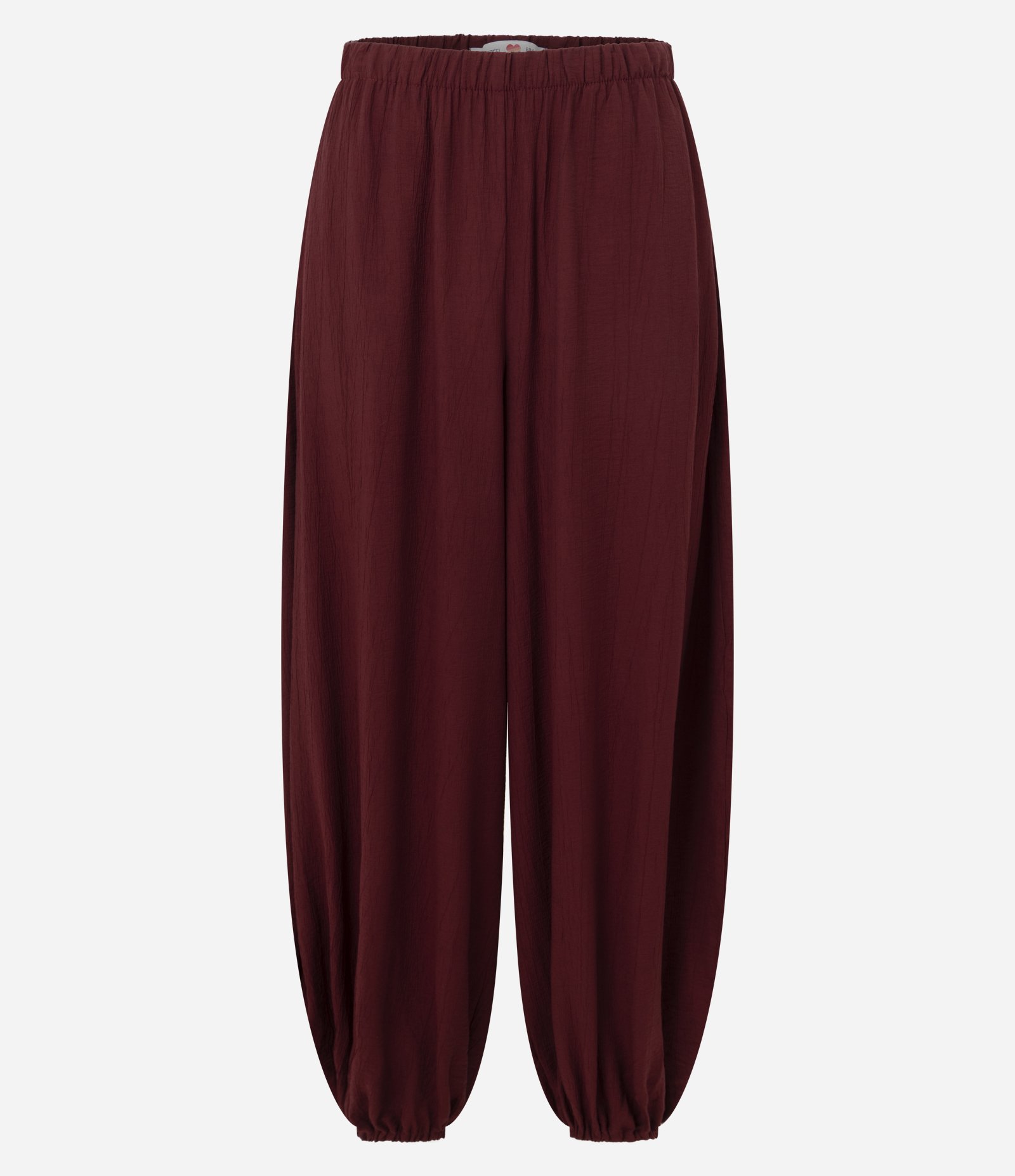 Calça Aladim em Viscose com Cós Elástico Vermelho 1