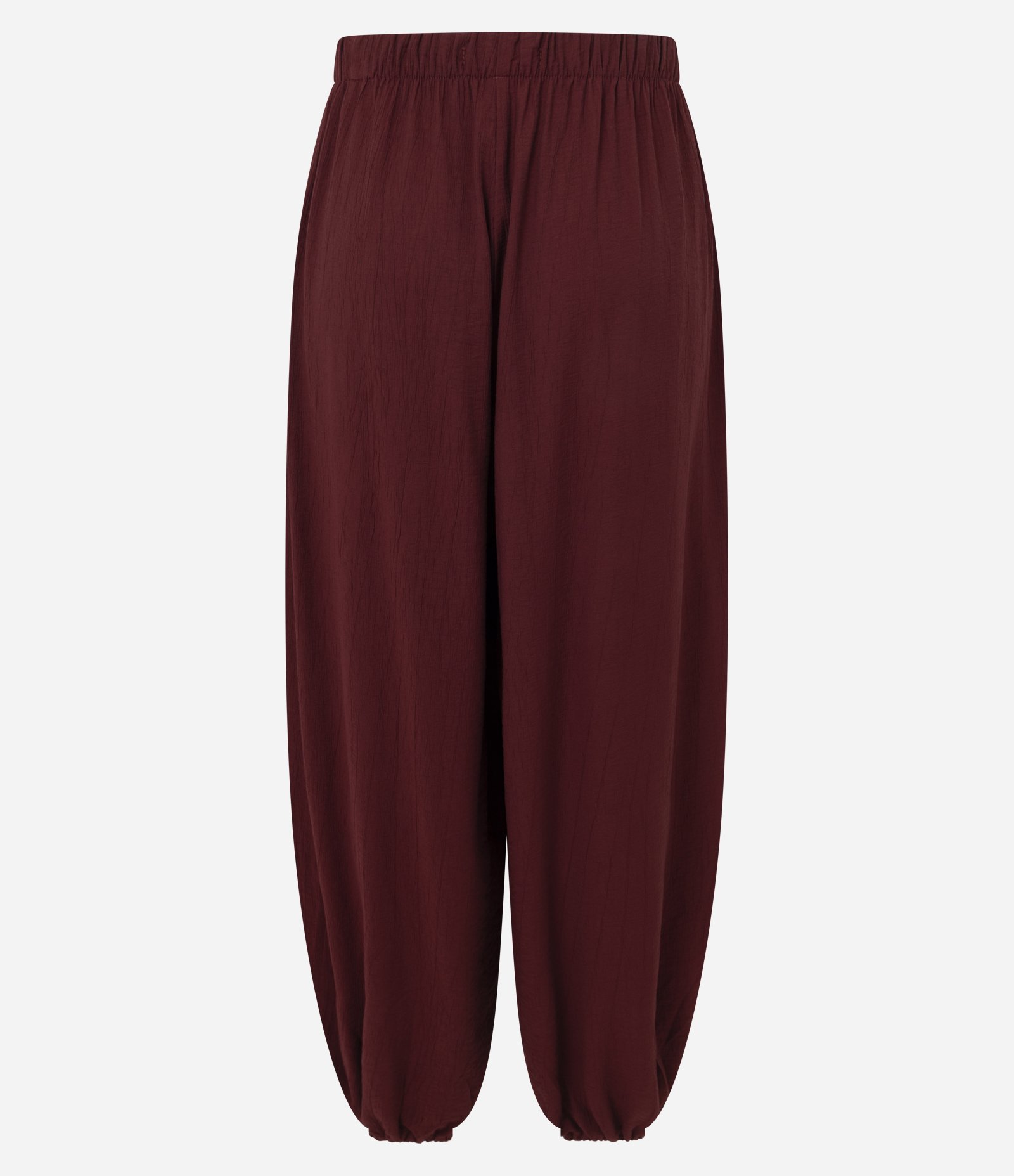 Calça Aladim em Viscose com Cós Elástico Vermelho 3